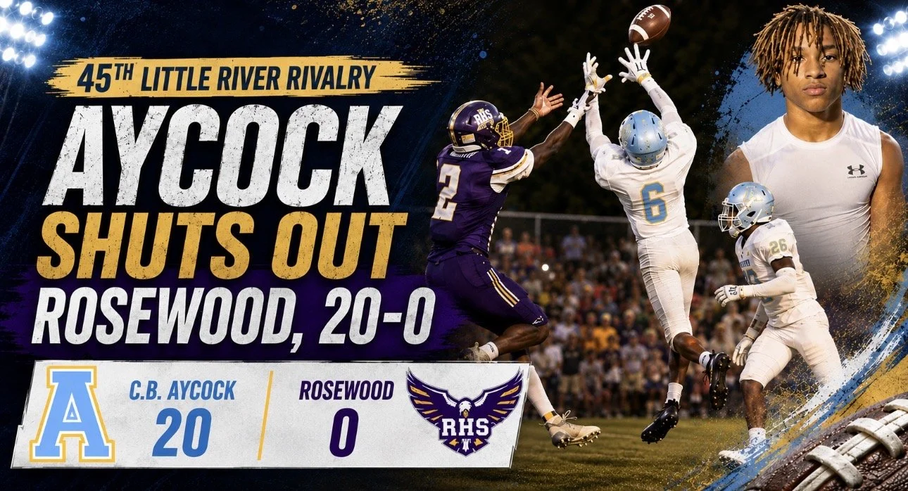 Aycock defense blanks Rosewood for fifth straight rivalry win