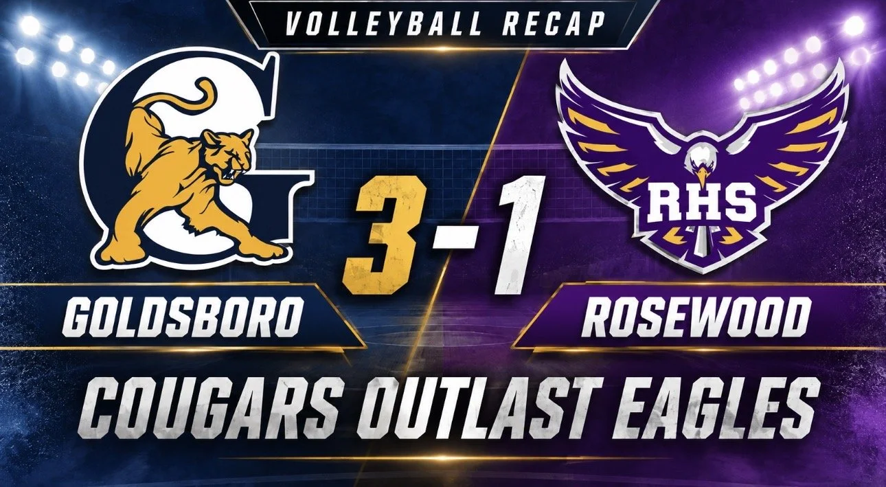 Goldsboro answers Rosewood surge to claim four-set win