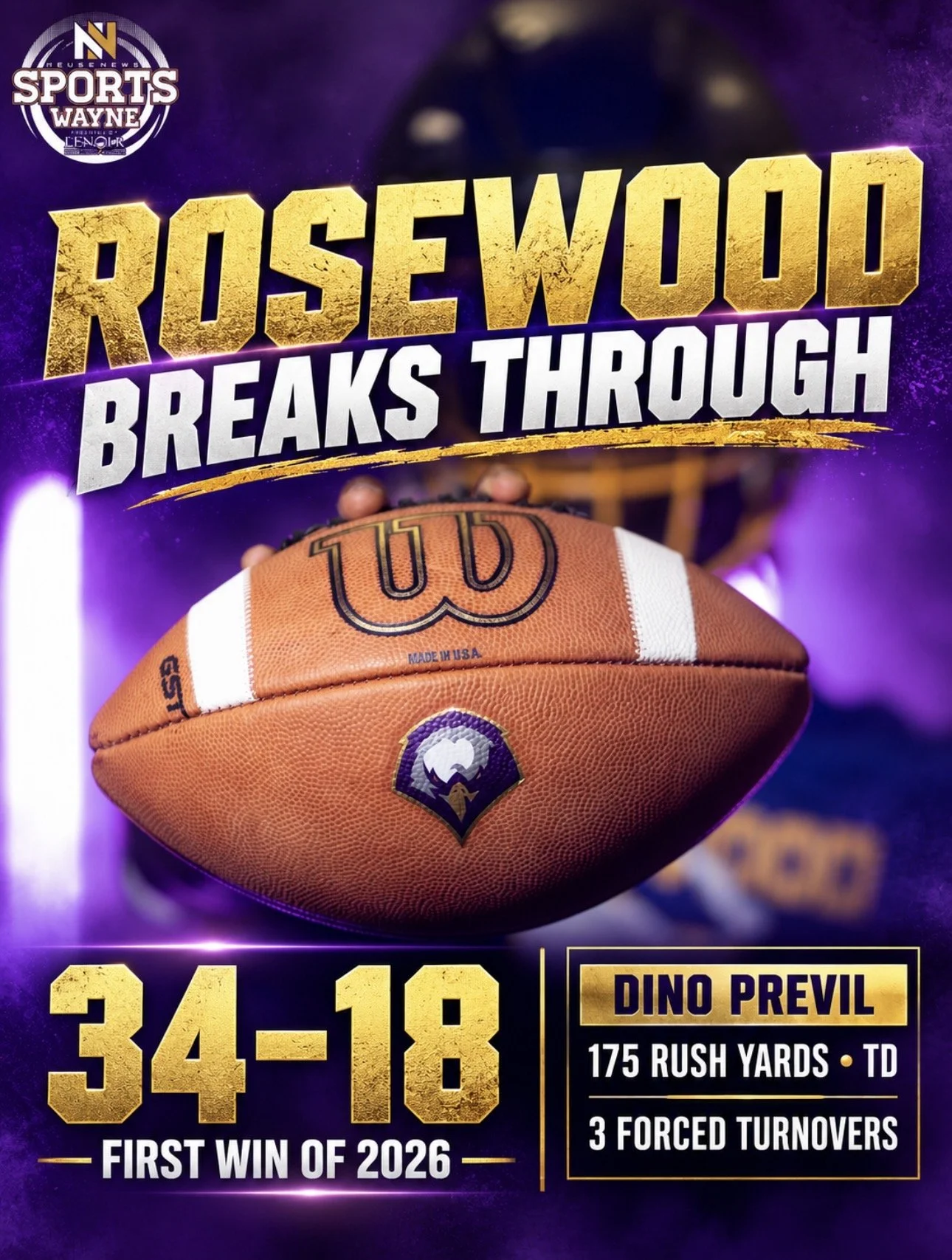 Rosewood runs past North Johnston for first victory