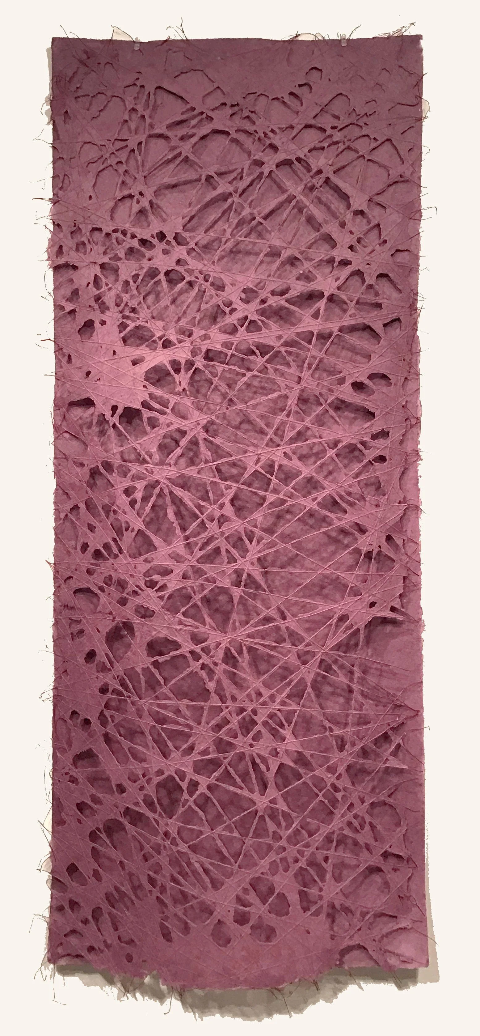 abaca, lac dye, linen yarn