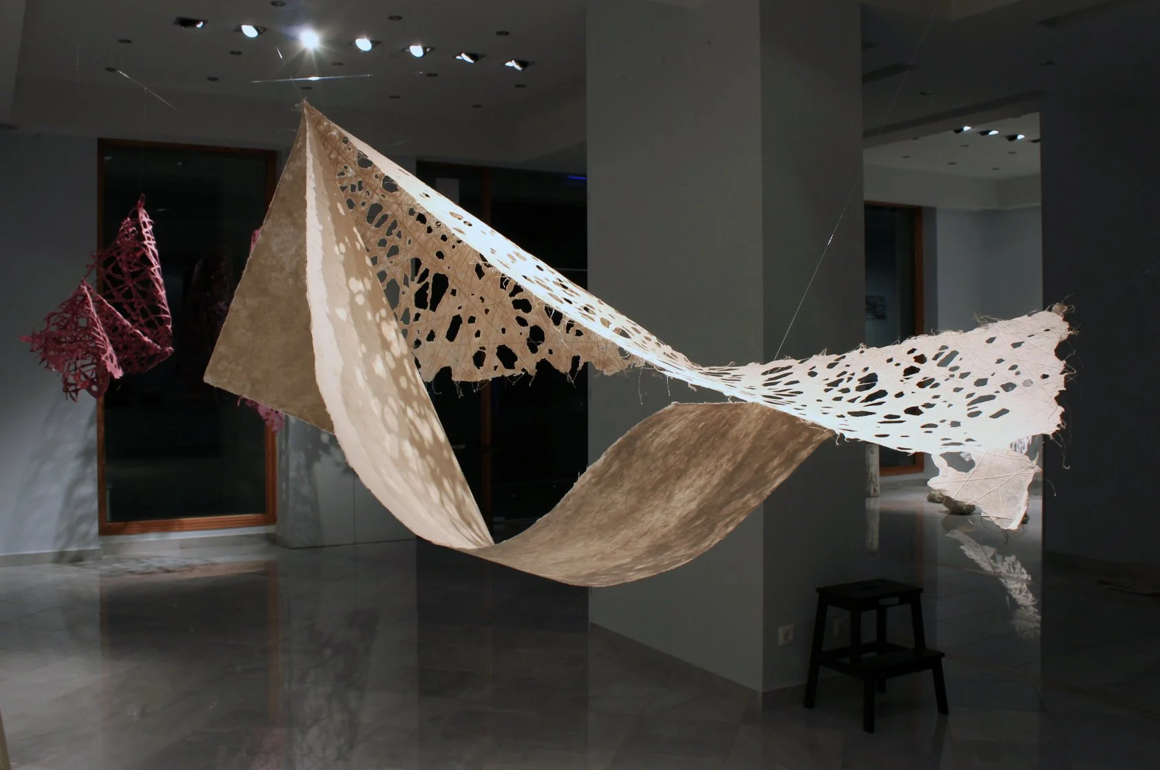 Kozo, linen yarn, 2025