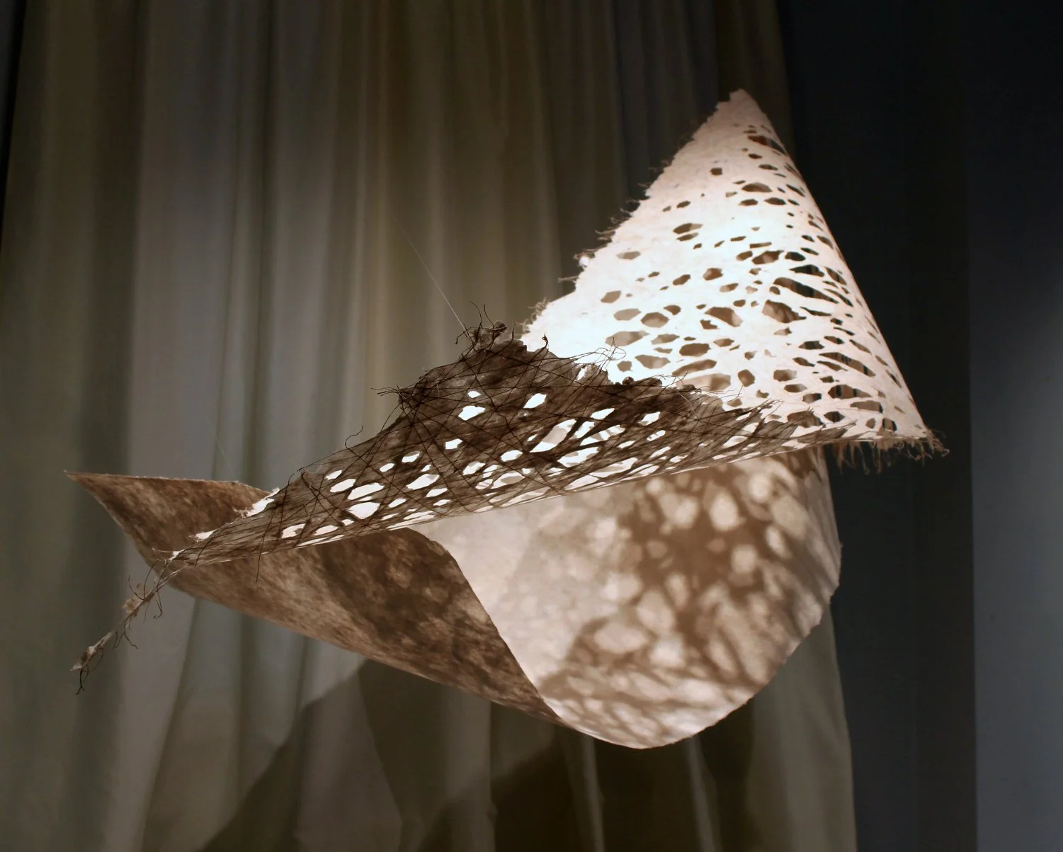 Kozo, linen yarn, 2025