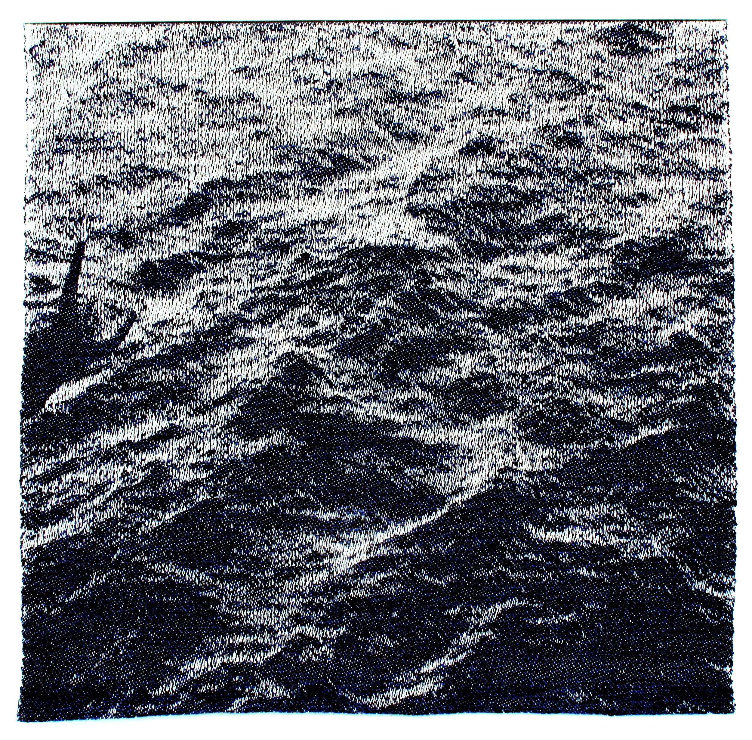 Surface-Halifax Harbour, Jacquard Weaving 2017