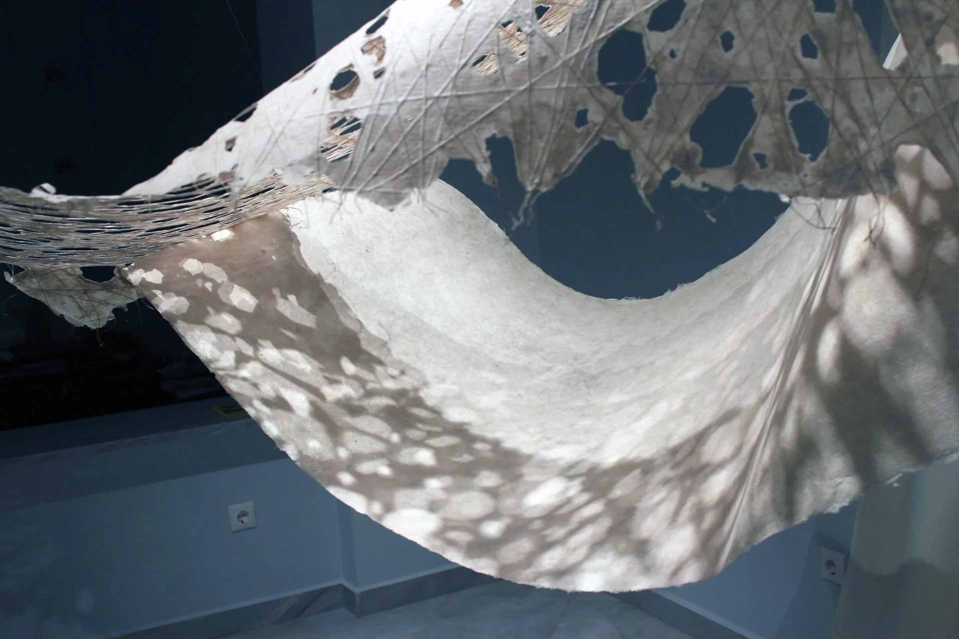 Kozo, linen yarn, 2025