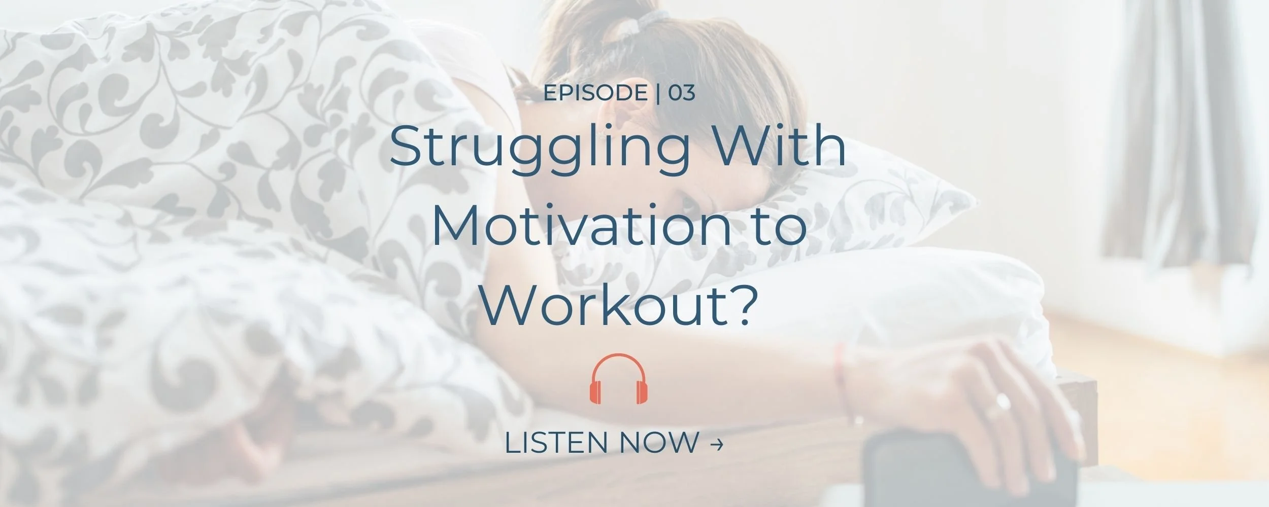 Woman waking up in bed checking alarm clock, not wanting to workout.