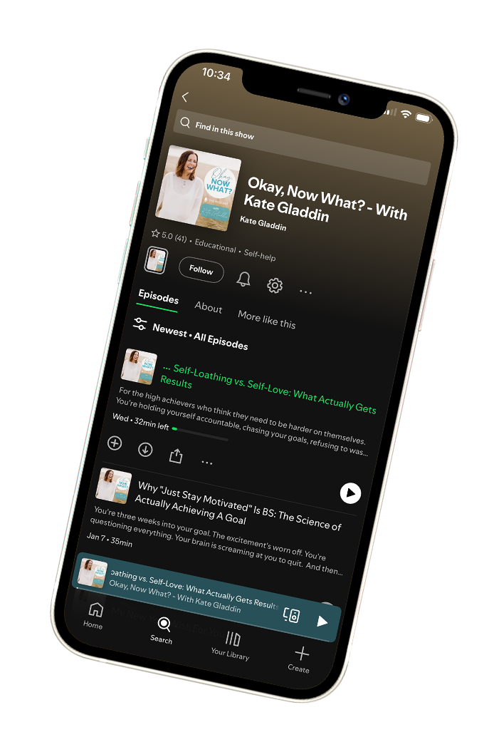 Honest conversations and science-backed strategies for navigating life's challenges. Kate's podcast delivers practical tools without the fluff.