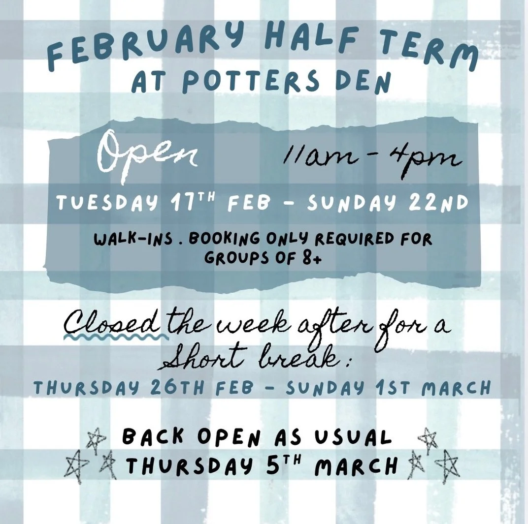 🌧️ Our February half term opening times are here! 🌧️