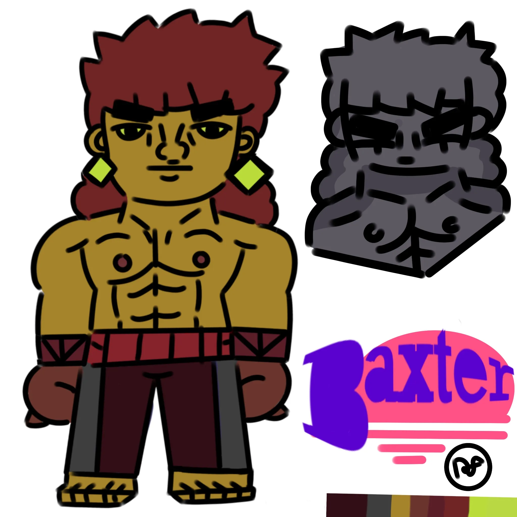 Baxtar concept design /2048x2048px/Procreate