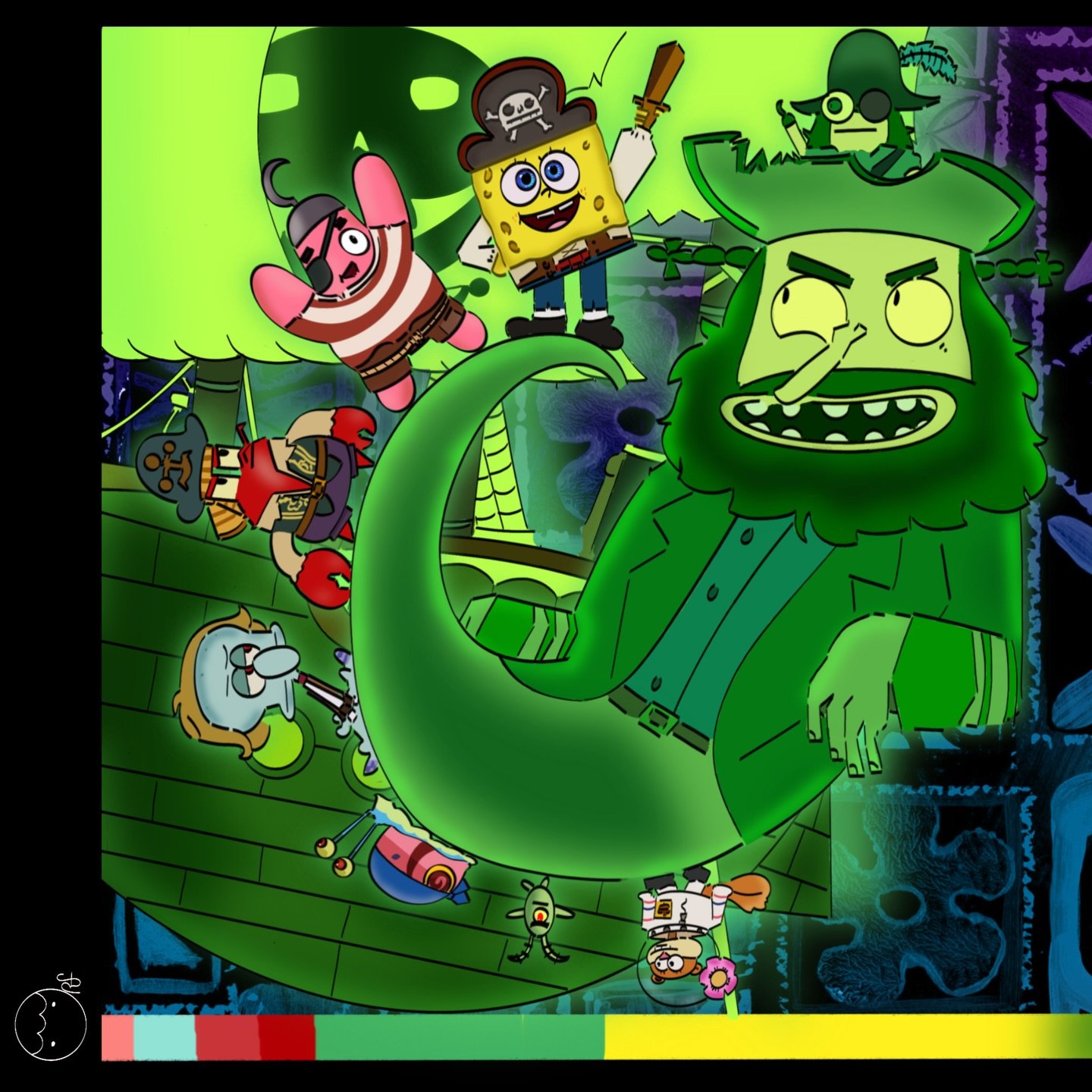 Part two of the two part Rf regal art piece: SpongeBob. Big guy. Pants. Okay? (Sorry I couldn&rsquo;t draw ice spice fish there was no room left on Dutchman lmao) + other SpongeBob doodles
#spongebob #spongebobmovie #spongebobsquarepants #nickolodeon