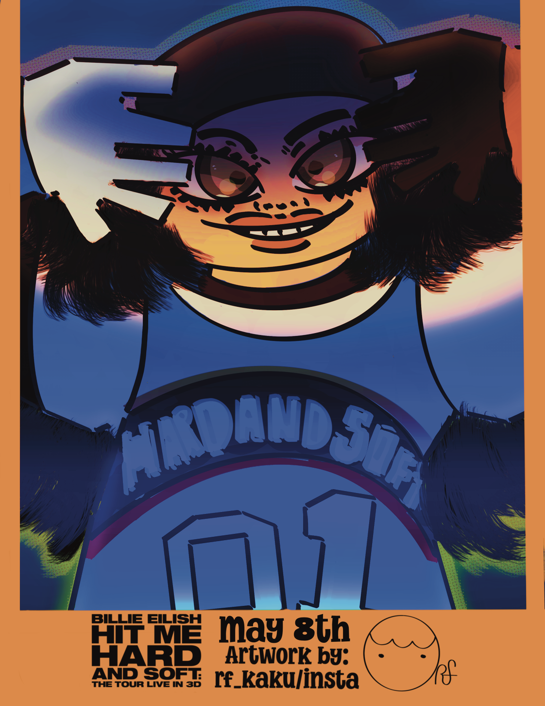 Billie Eilish Hit Me Hard And Soft: The Tour 3d/ (2026)/8.5x11/Procreate