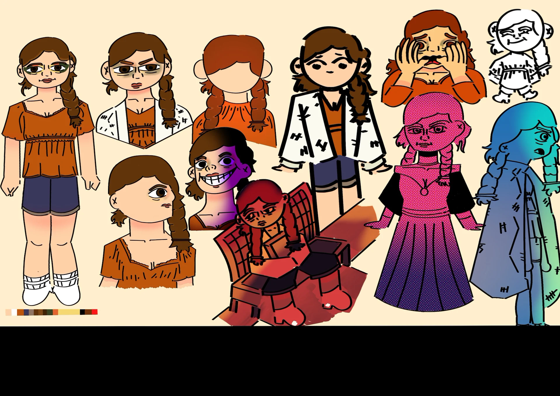 Nadia(final design)/297x210mm/Procreate