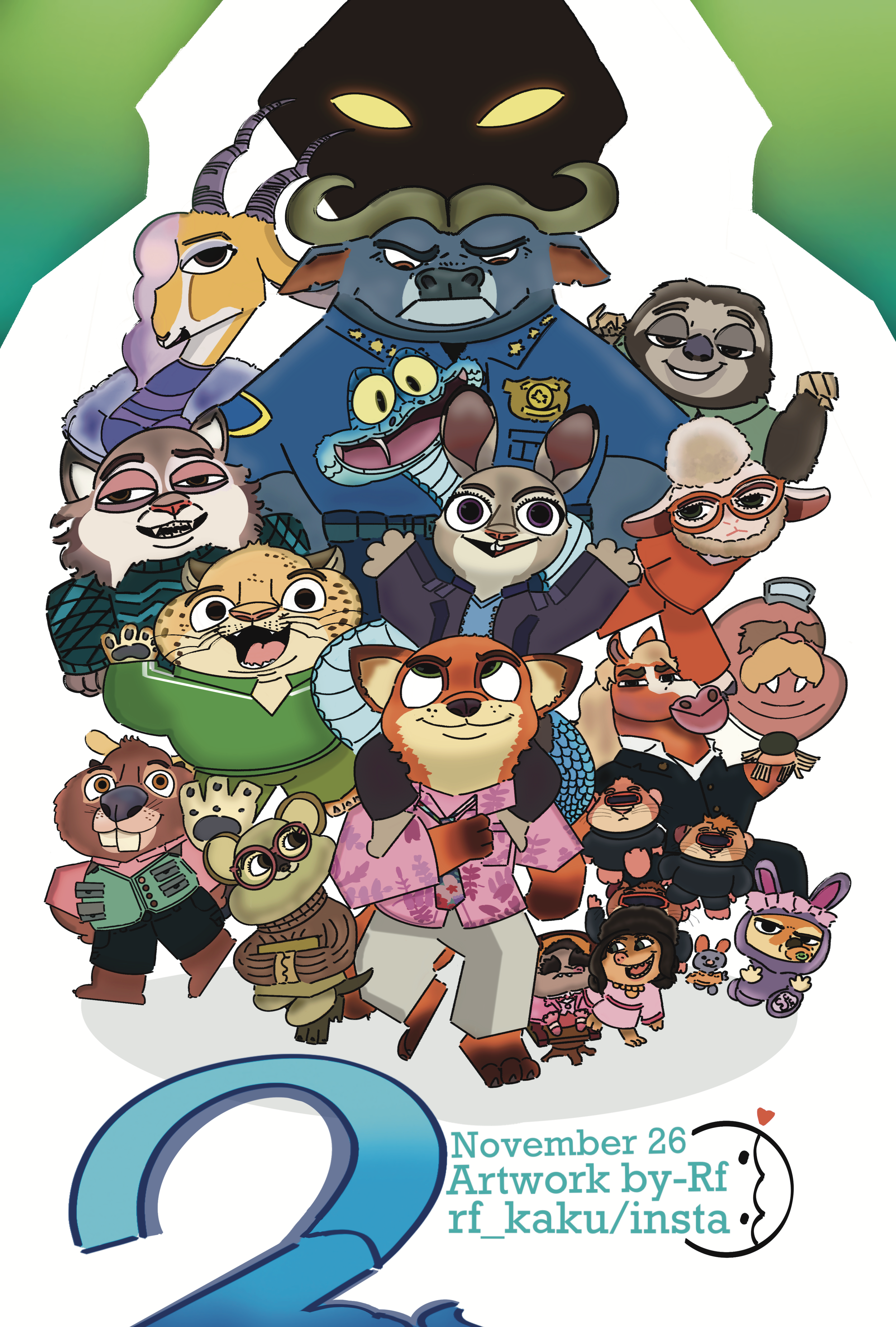 Zootopia 2 (2025)/27x39.997cm/Procreate