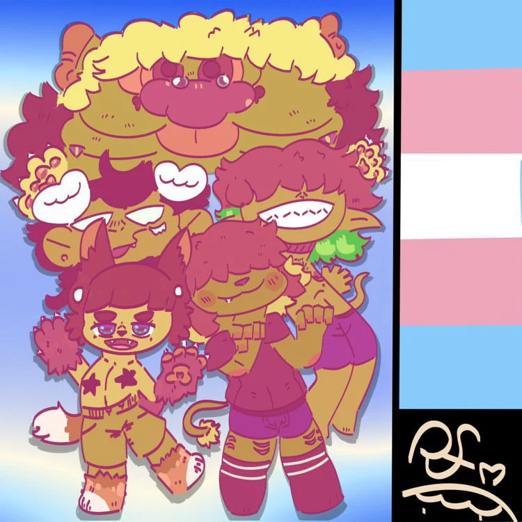 Commission for  “HotDiggityDog”/2048x2048px/Procreate