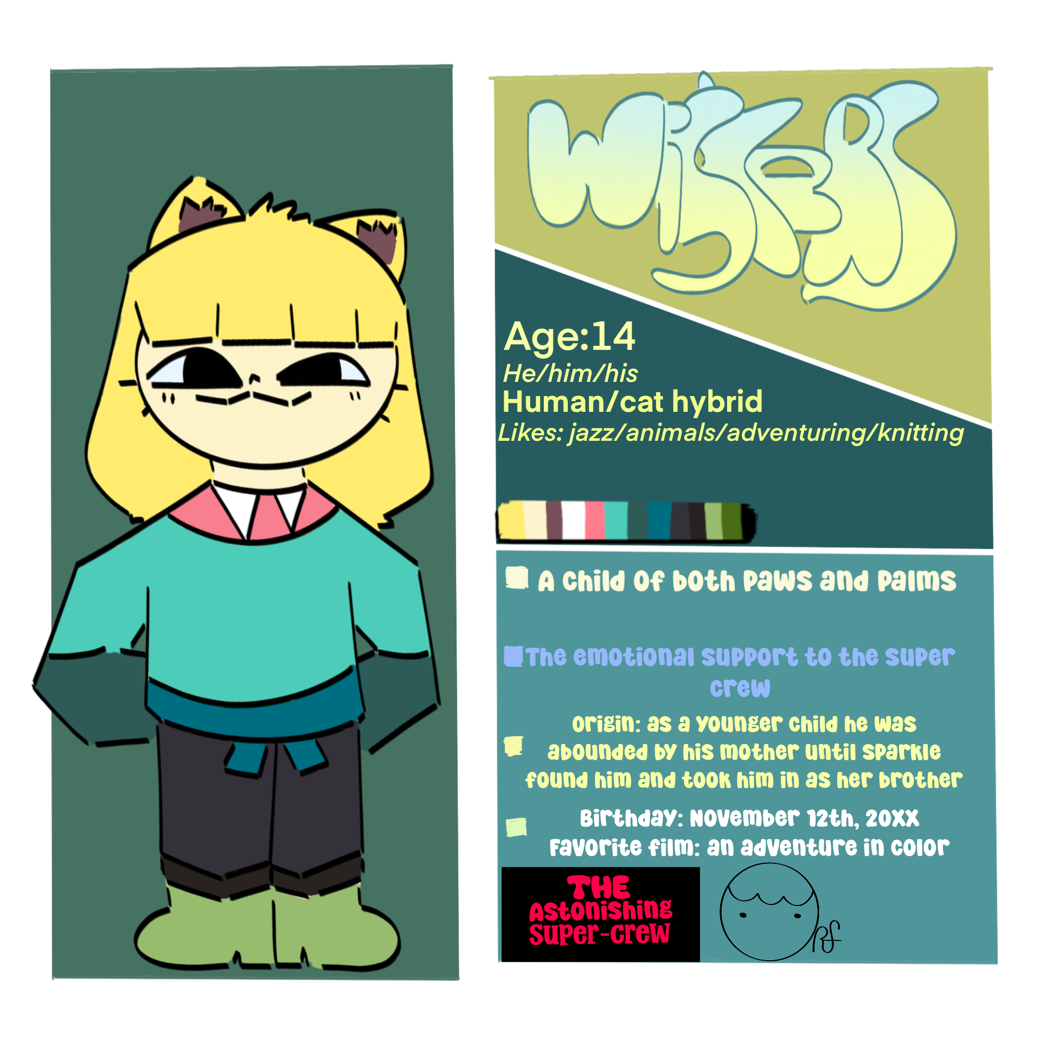 Meet Whiskers/2048x2048px/Procreate