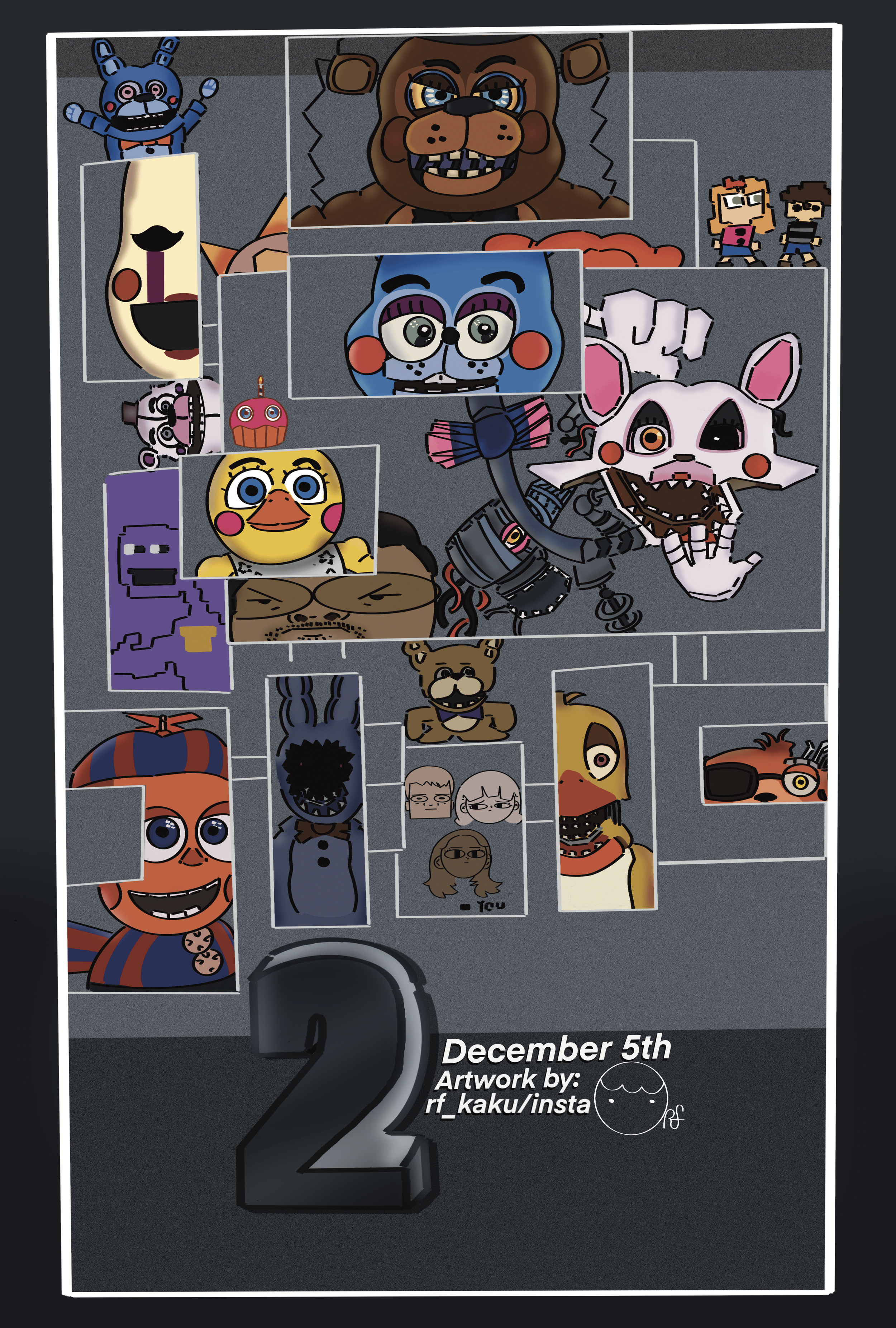 FNAF 2 (2025)/27x39.997cm/Procreate