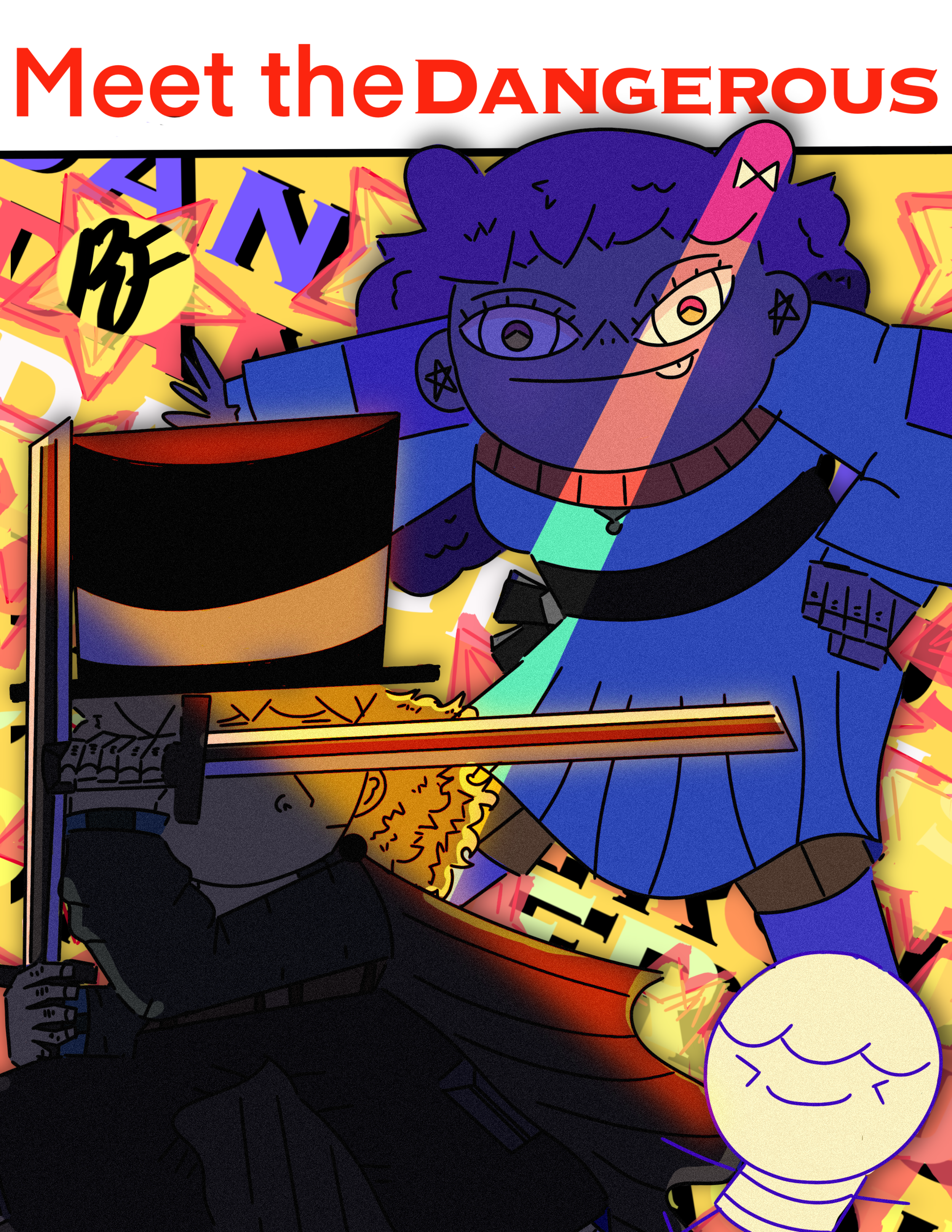 Meet the dangerious(for class)/A4/Procreate