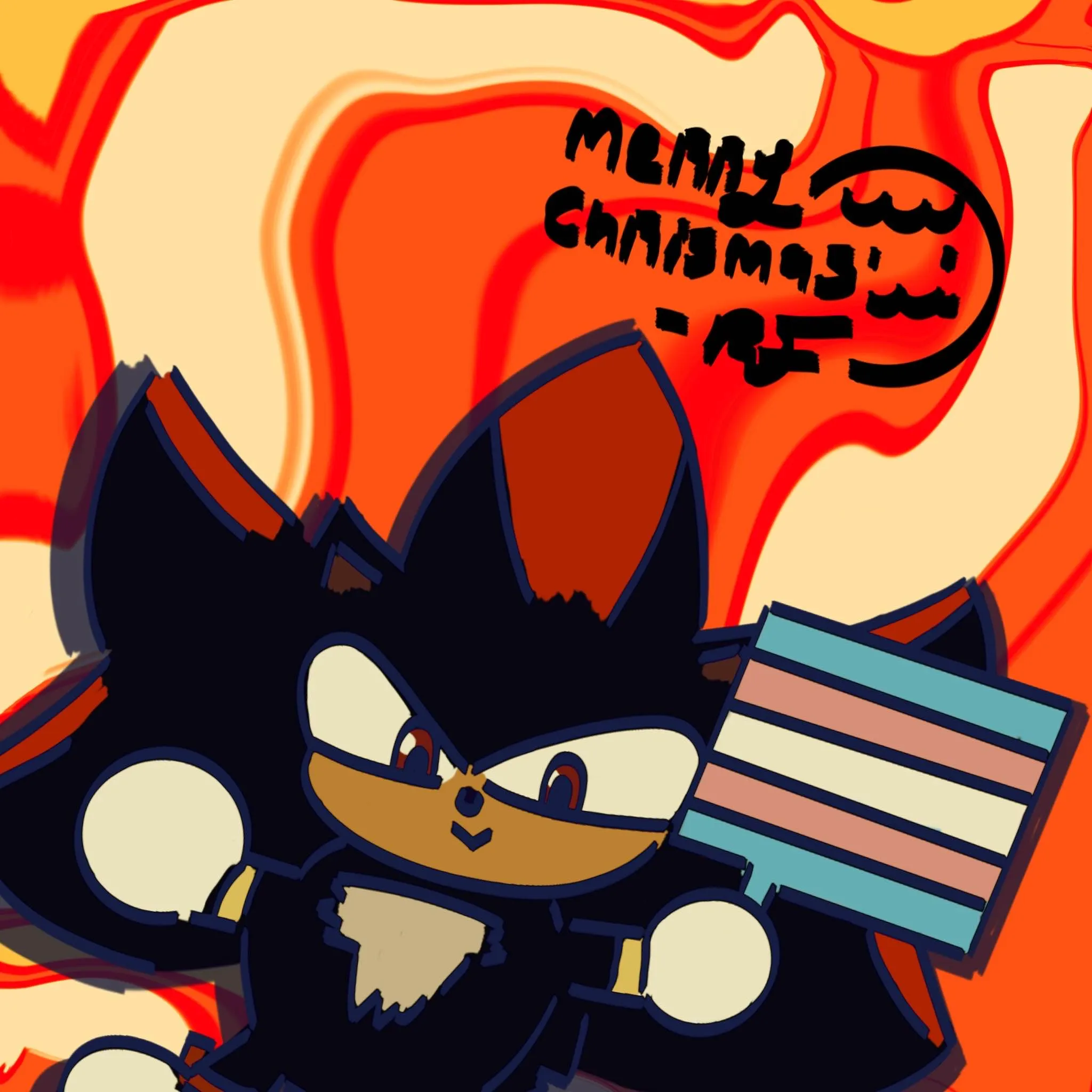 Christmas card #6 /2048x2048px/Procreate