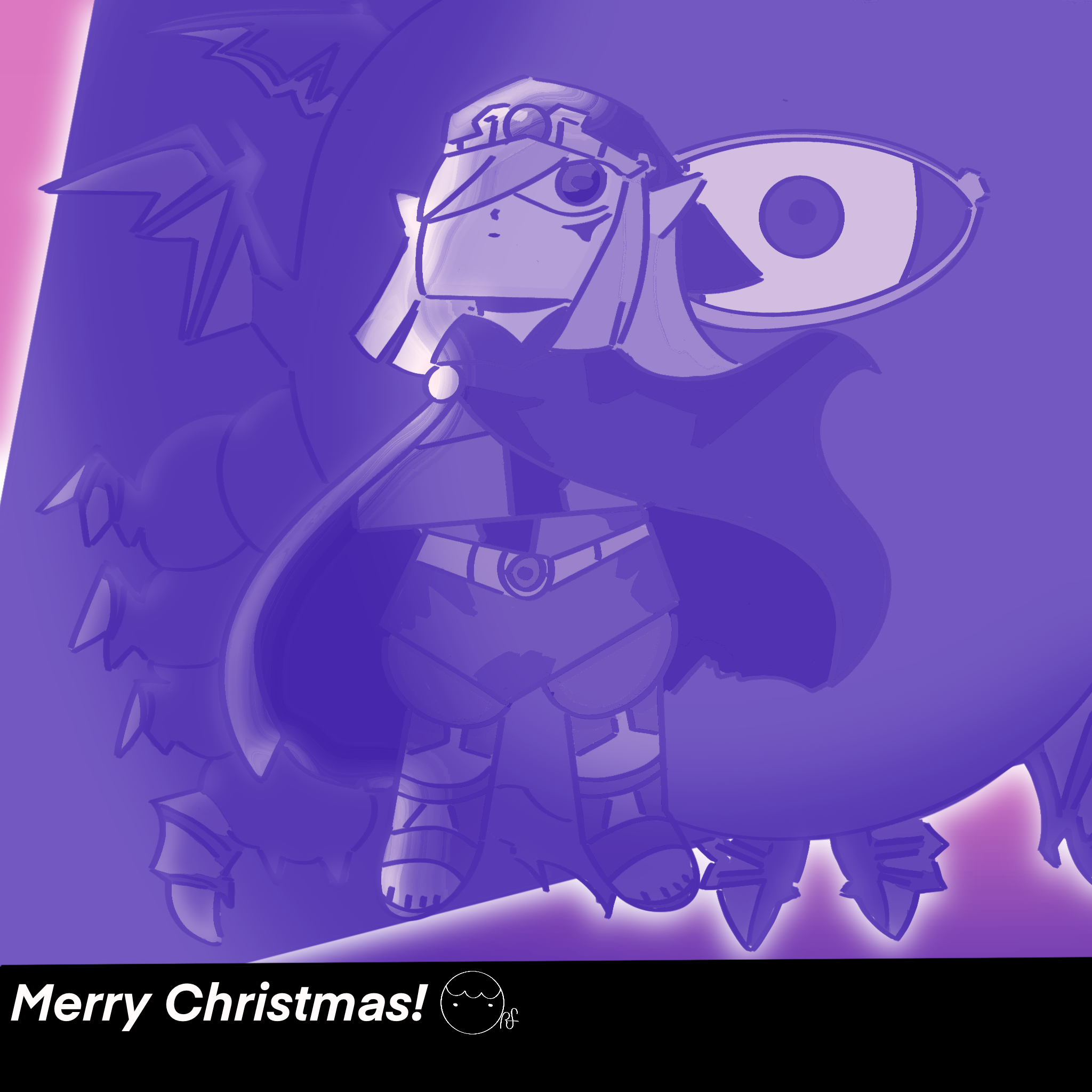 Christmas card #5/2048x2048px/Procreate