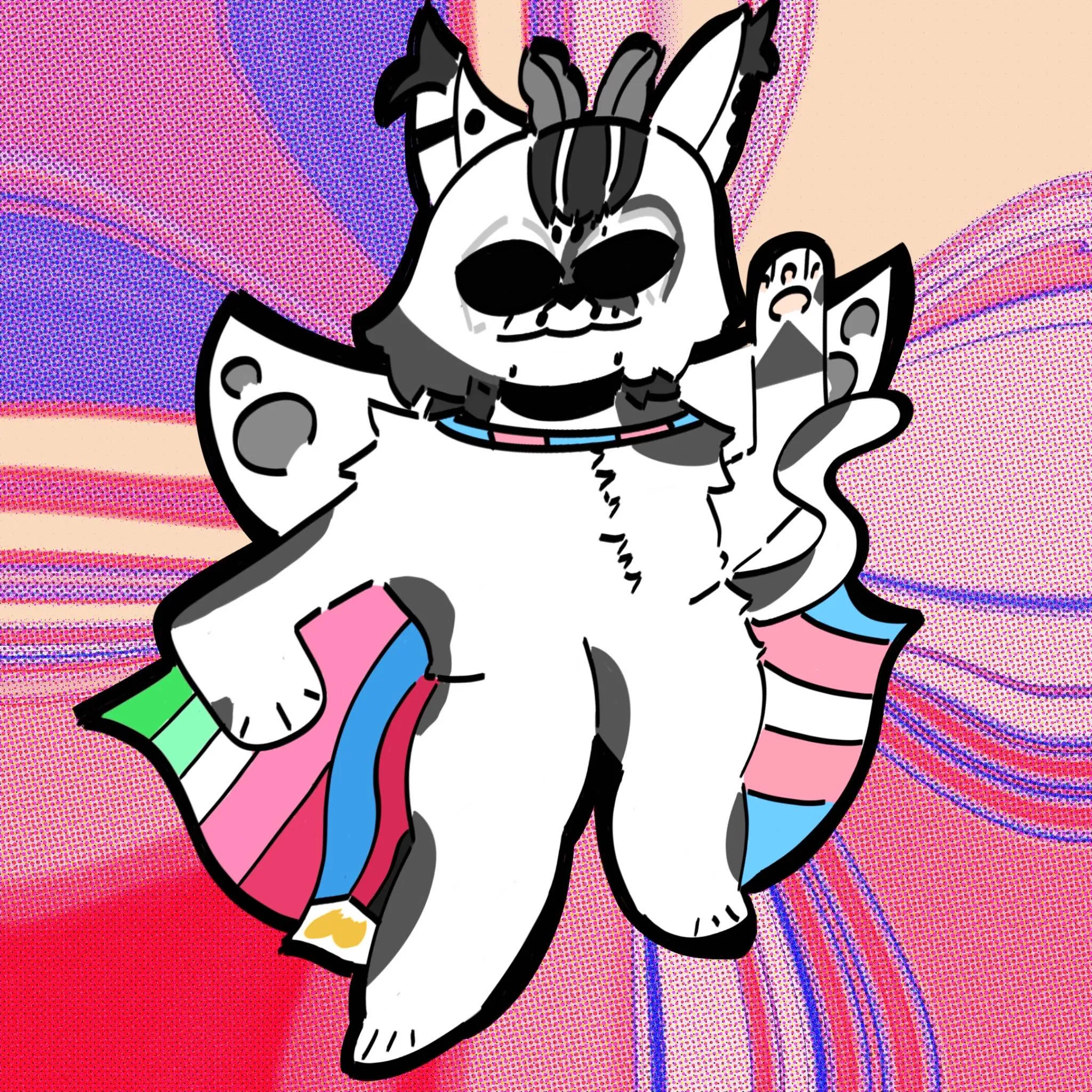 commission for “Moth”/2048x2048px/Procreate