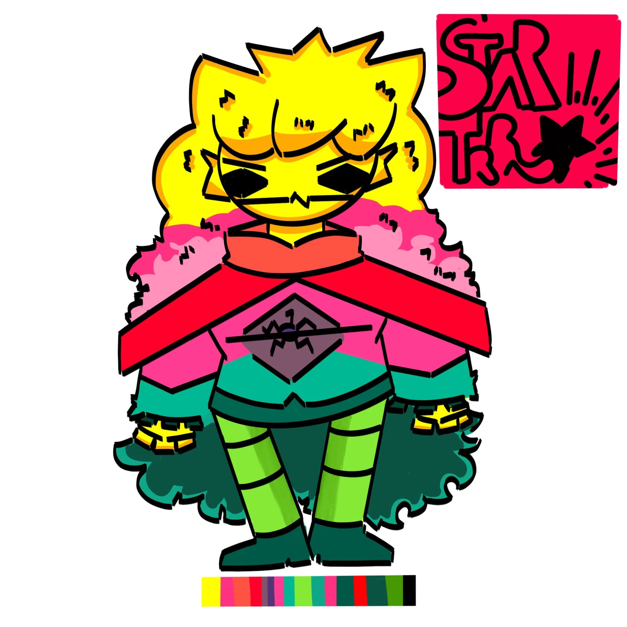 Startar design concept /2048x2048px/Procreate