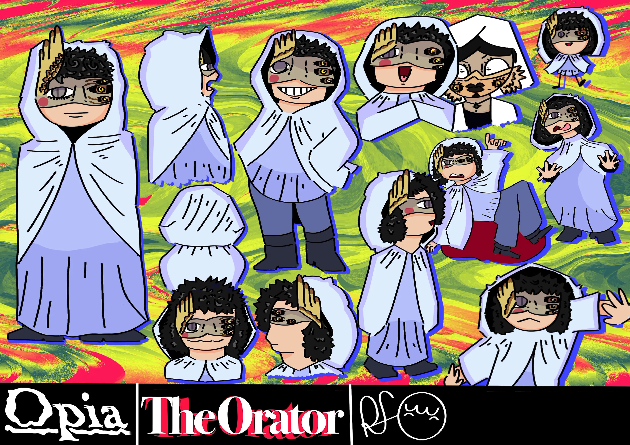 The Orator/297x210mm/Procreate