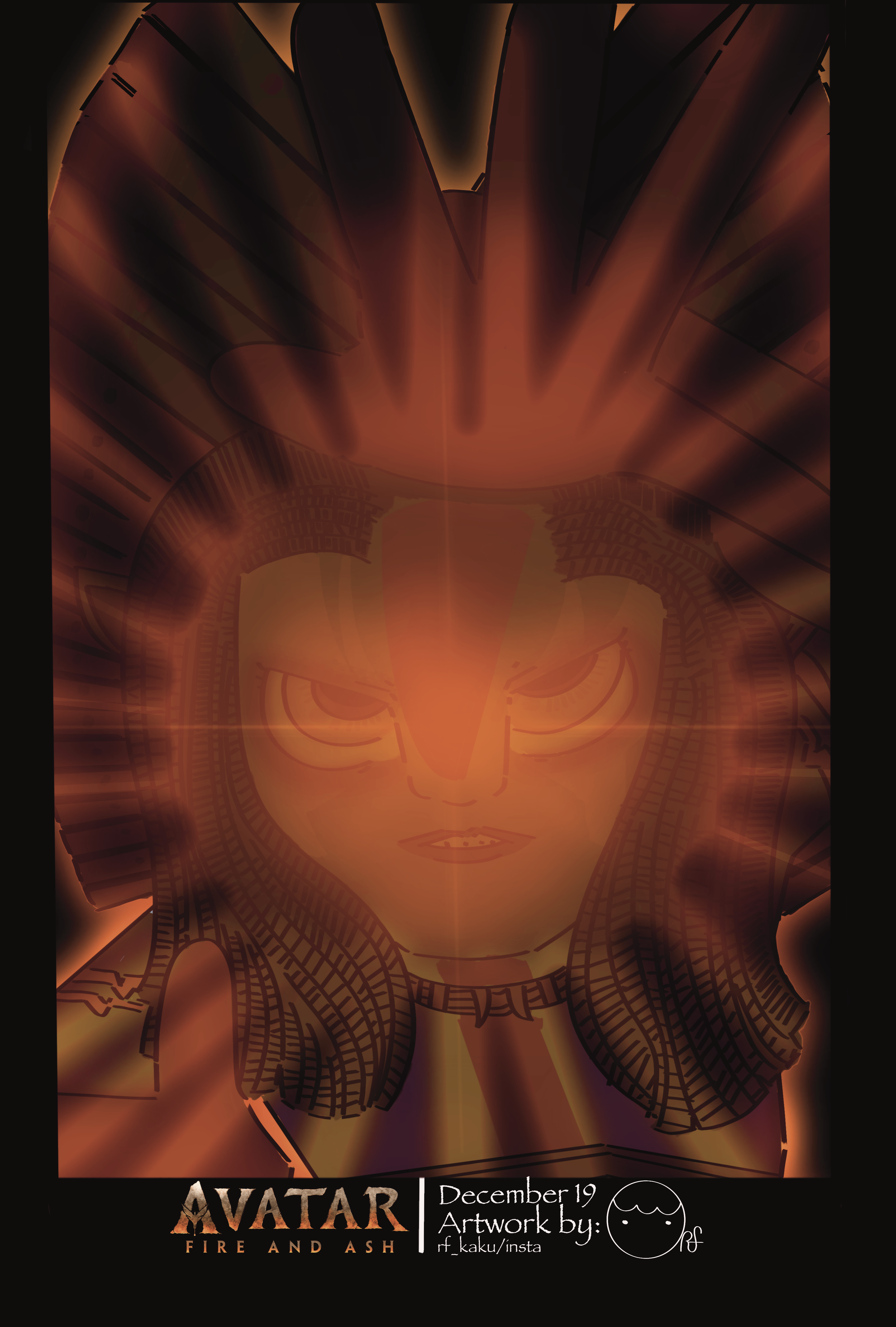 Avatar:Fire and Ash (2025)/27x39.997cm/Procreate