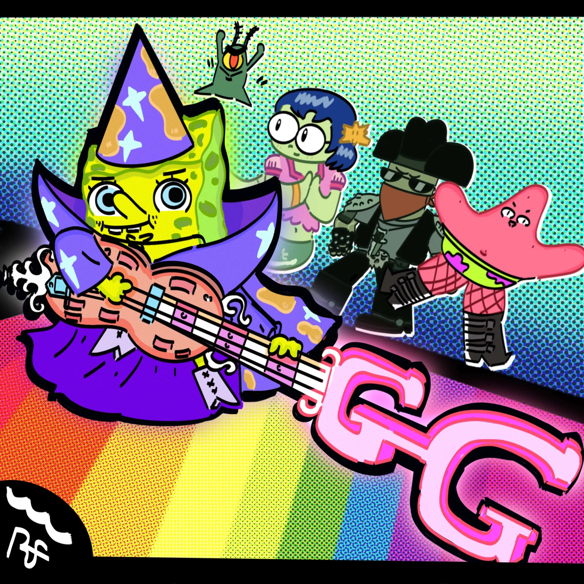 Ocean Man/2048x2048px/Procreate