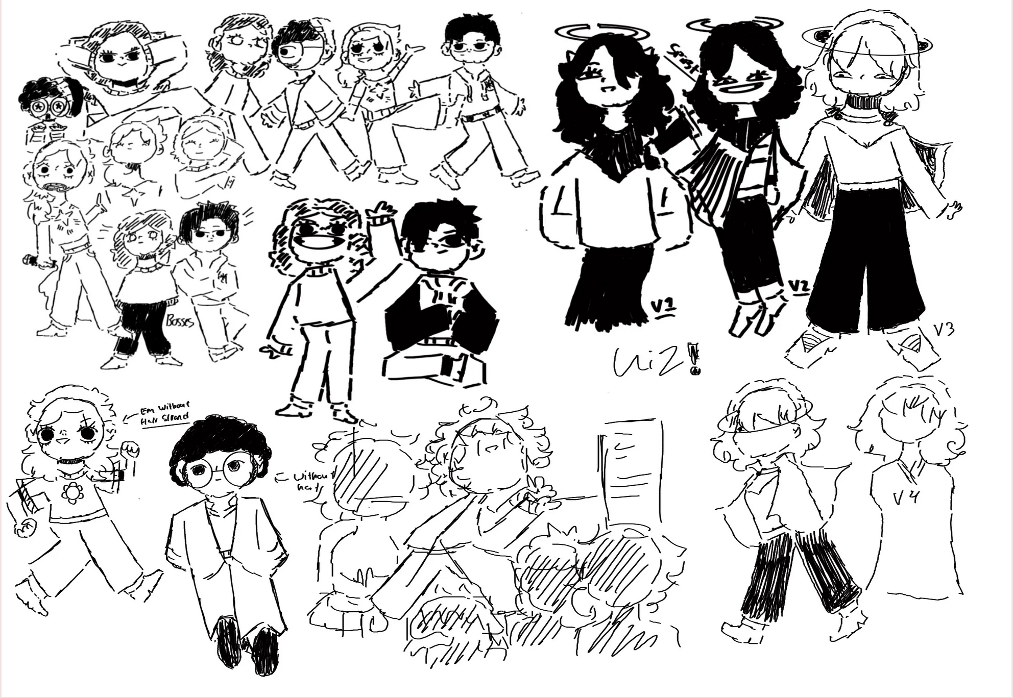 Concept art for Comedy club officers/2360 × 1640px /Procreate