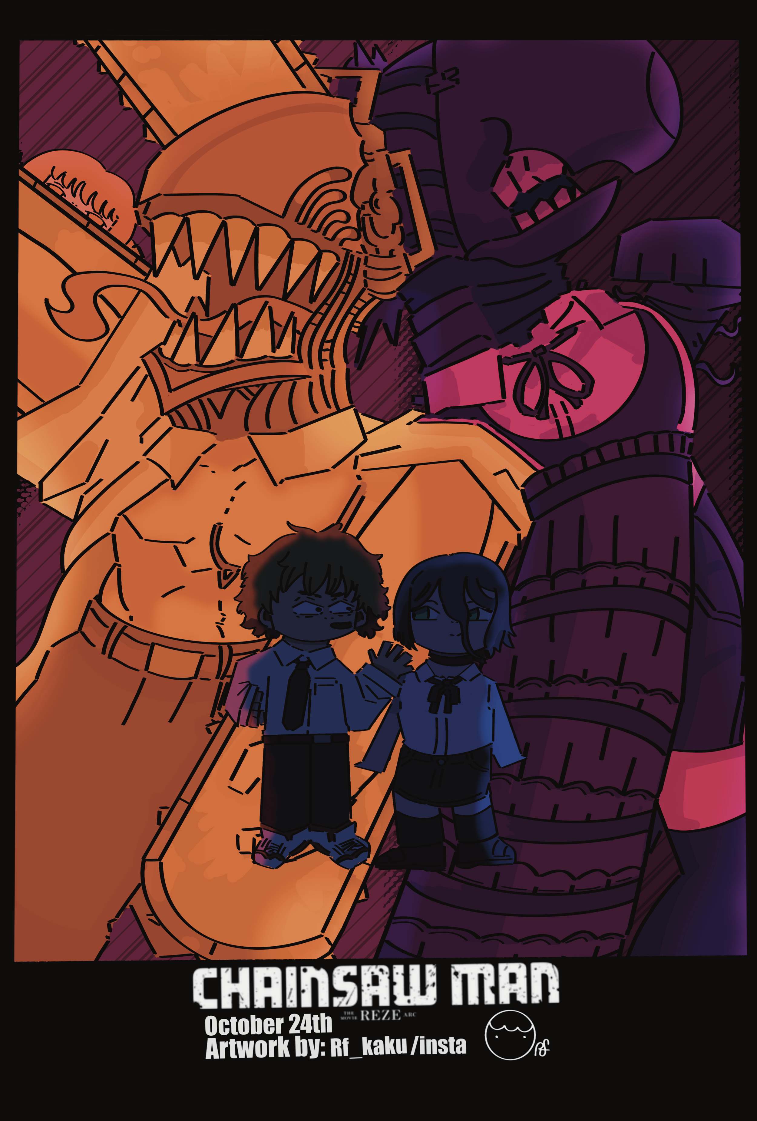 Chainsaw Man:Reze Arc (2025)/27x39.997cm/Procreate