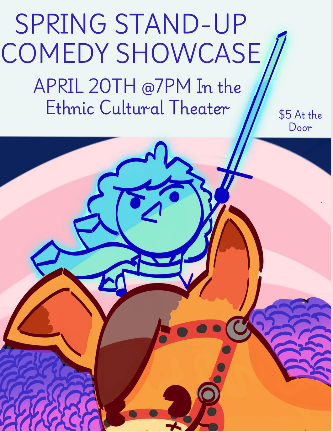 Promo for “Standup showcase”/8.5x11/Procreate