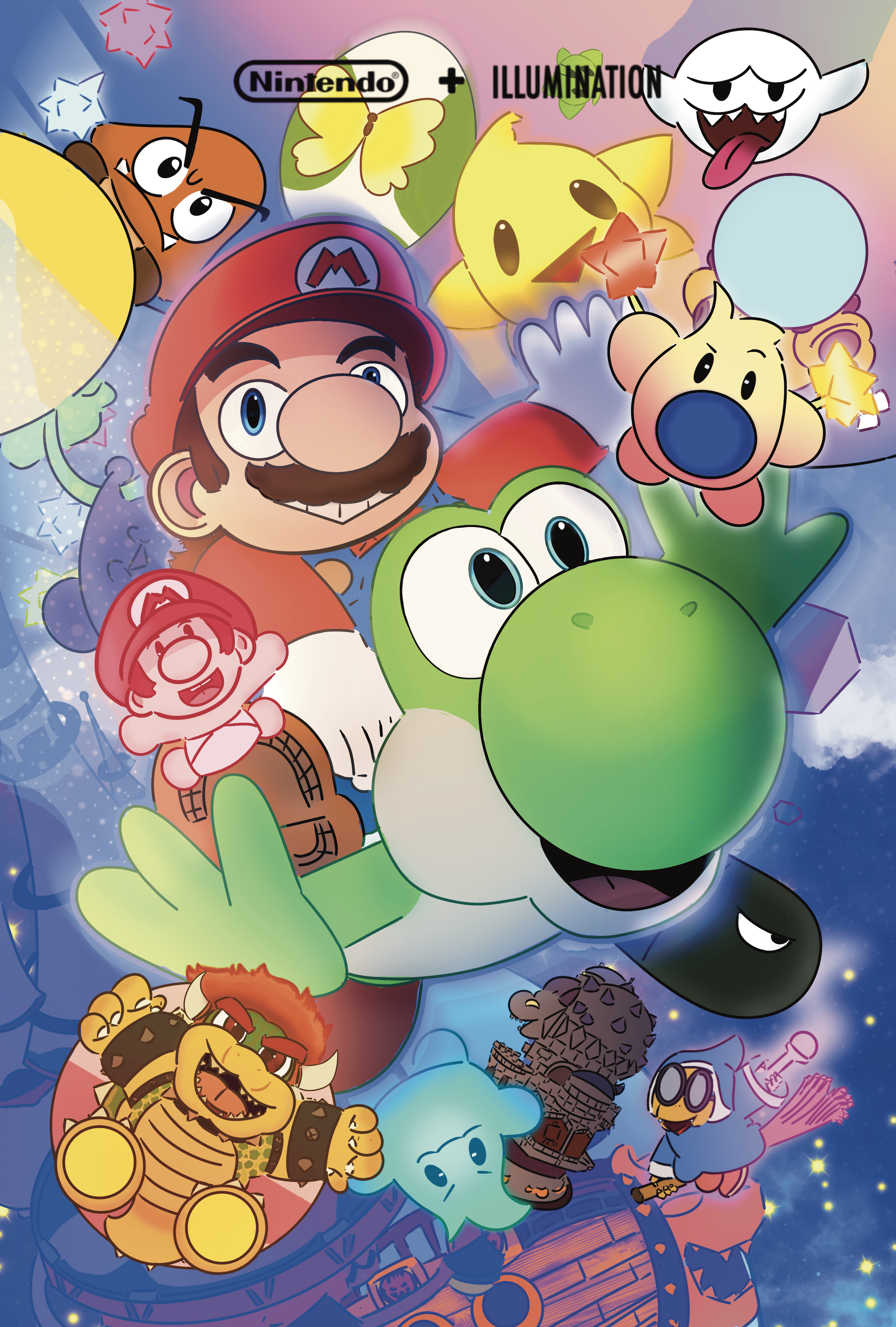 The Super Mario Galaxy Movie (P1)(2026)/27x39.997cm/Procreate