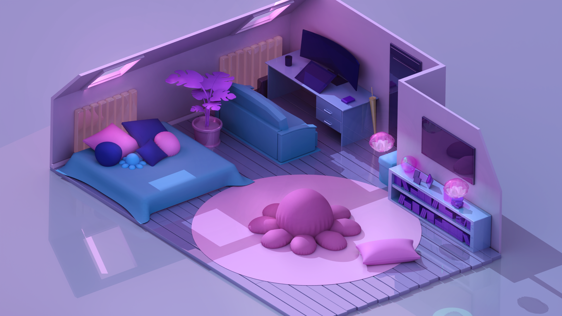 Low Poly Room
