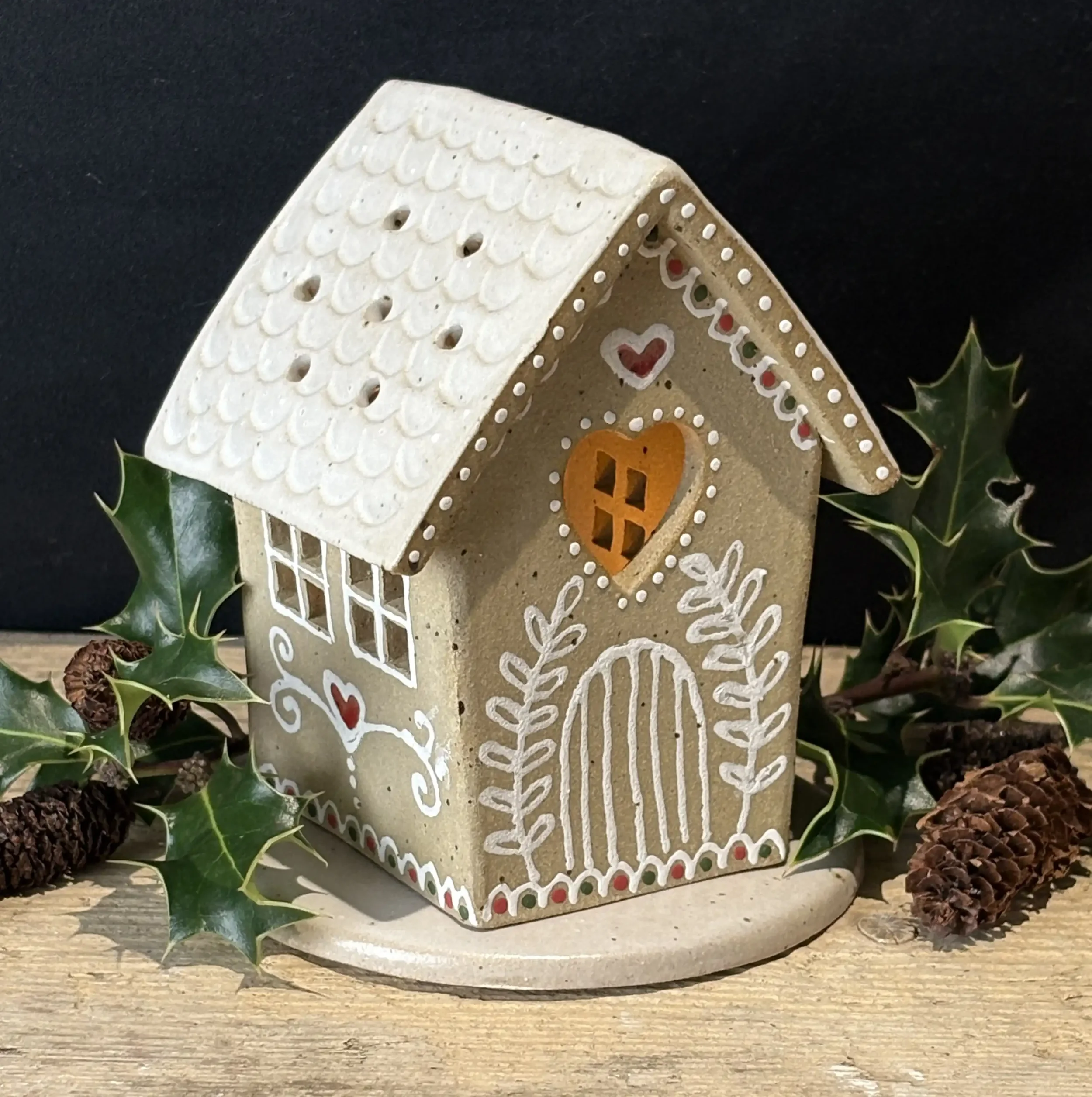 Tea-light Gingerbread House - Christmas 2025