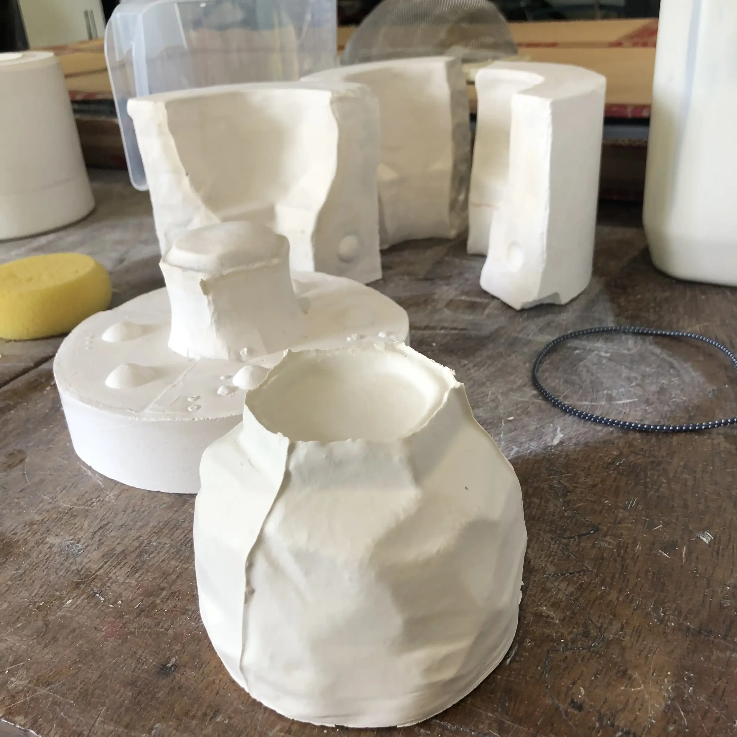 Fresh from the complex plaster mould!