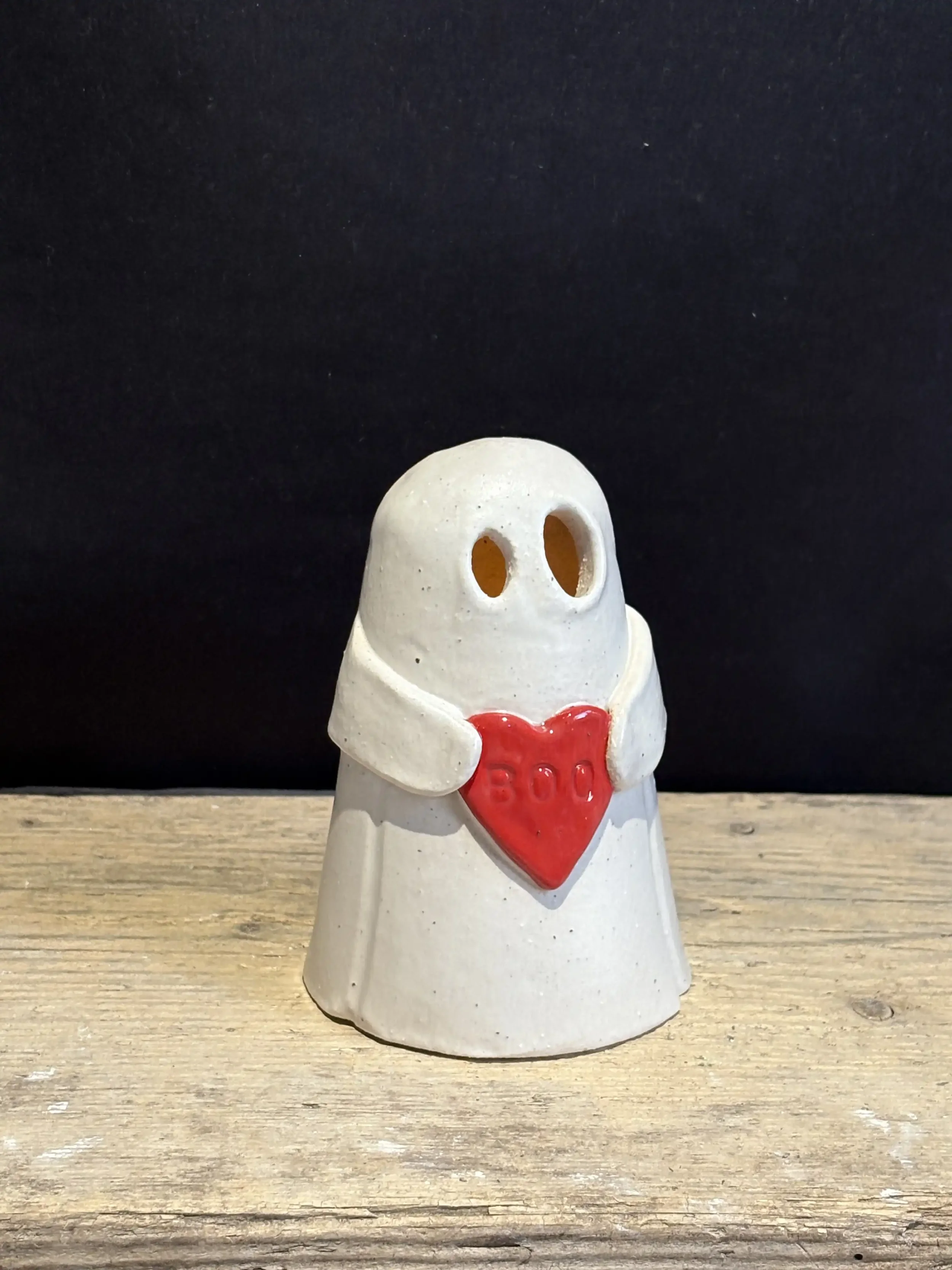 BOO Heart Ghost Tea-Light Shade