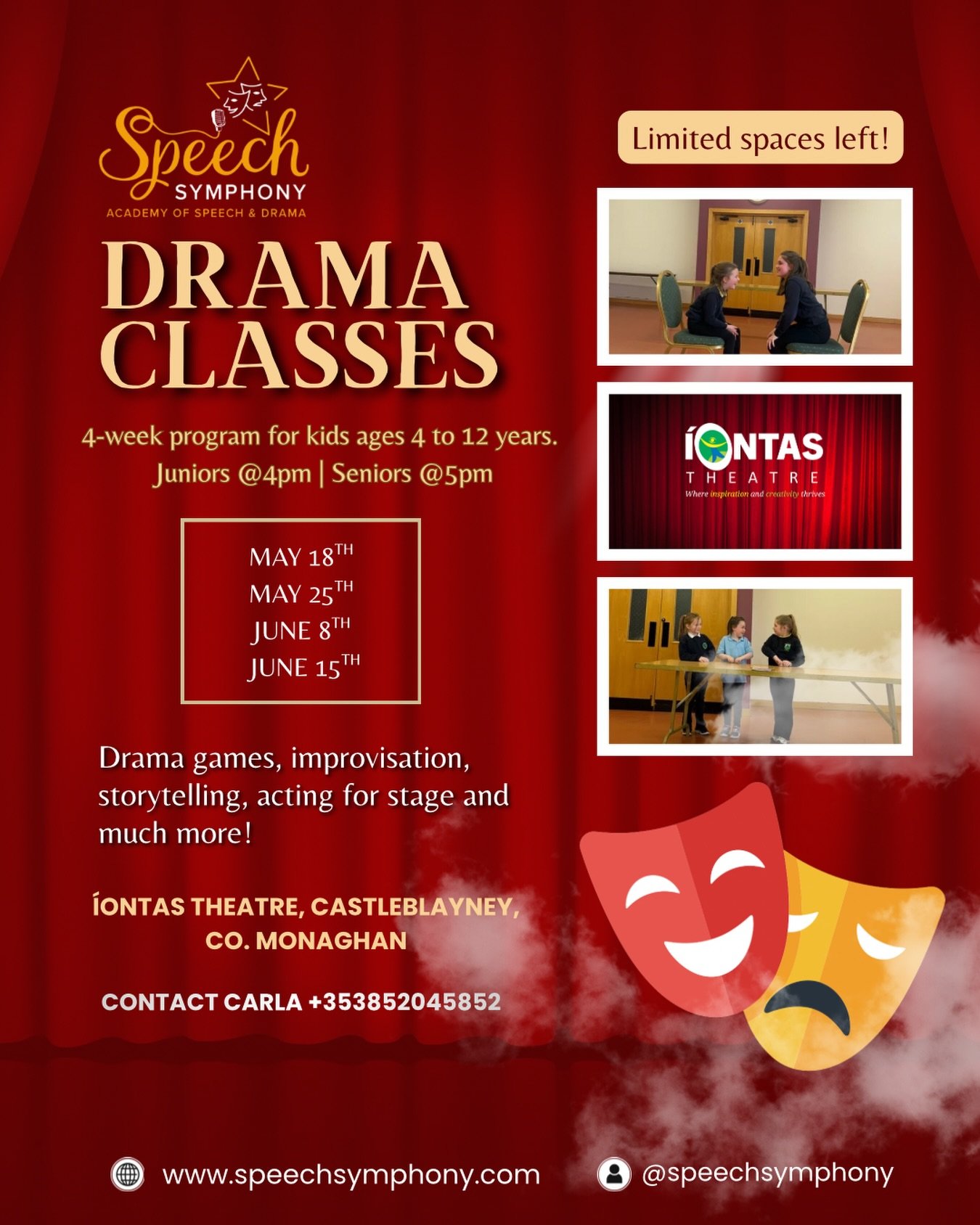 Our 4-week drama program for ages 4&ndash;12 is a great way to build confidence, creativity and performance skills in a fun, supportive environment.

✨ Perfect as a taster for children who haven&rsquo;t tried speech &amp; drama before
🌟 Includes two