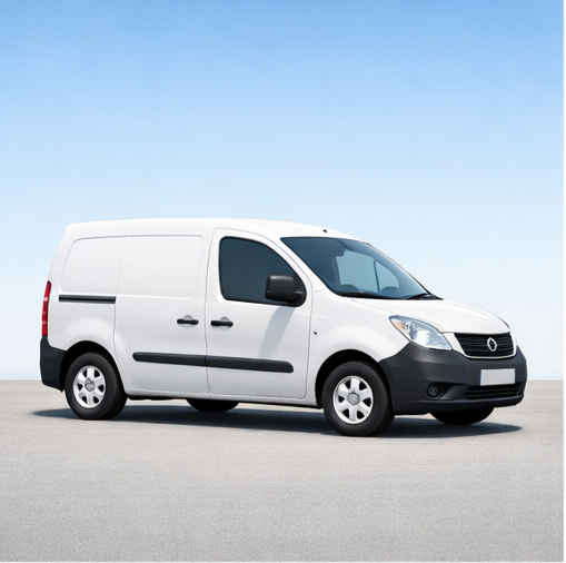Small Van 1.7m x 1.49m x 1.2m (Load space LxWxH)