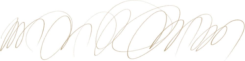 Decorative curly line for change coach and speaker.