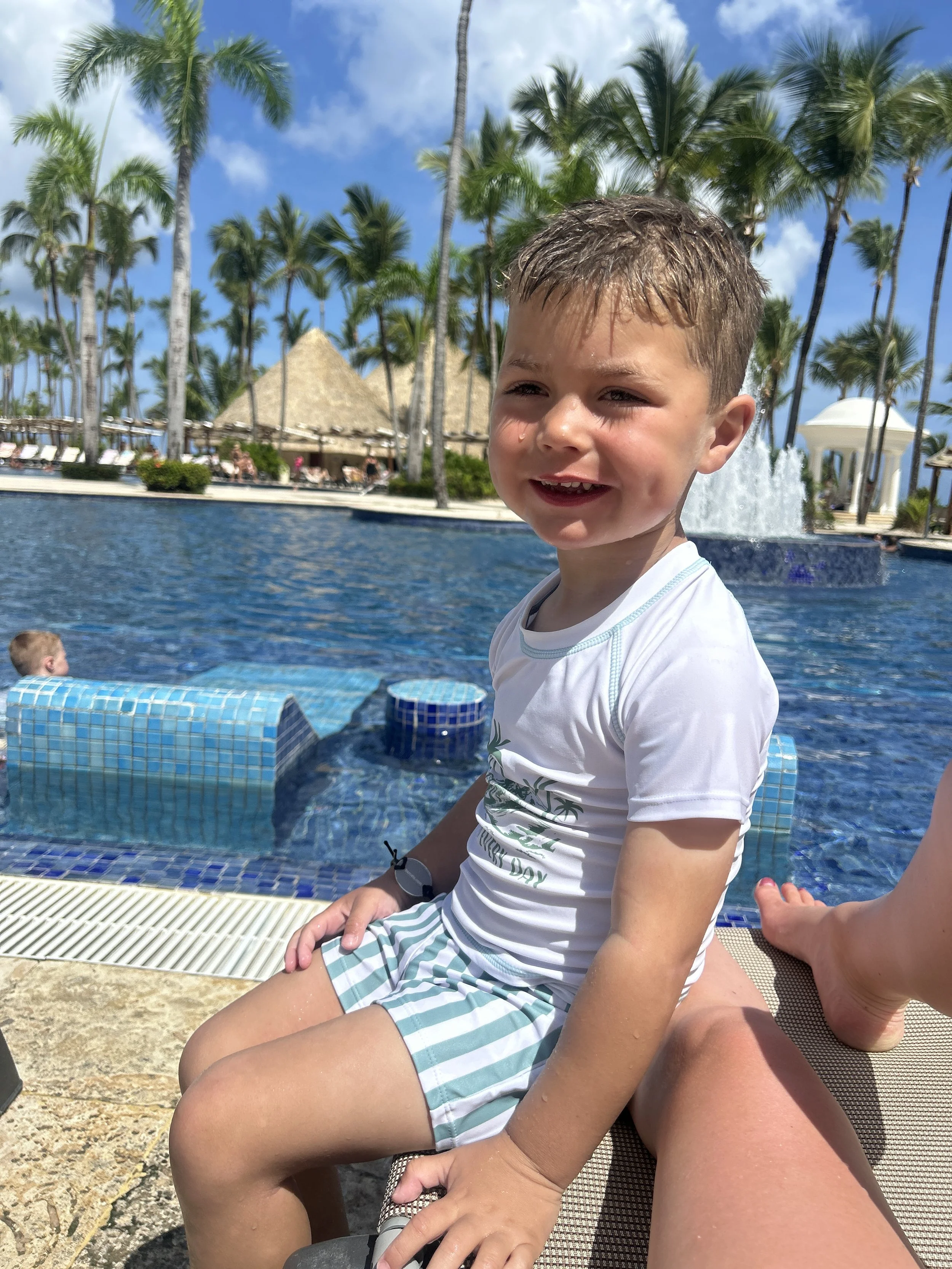 The swimming pool at Barcelo Bavaro Grand, Punta Cana