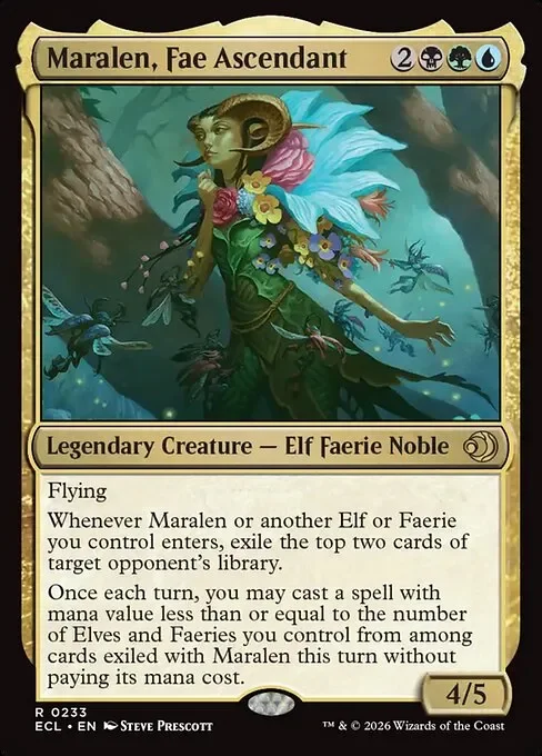 Maralen, Fae Ascendant – Sultai Elves and Faeries Commander Deck - SOLD