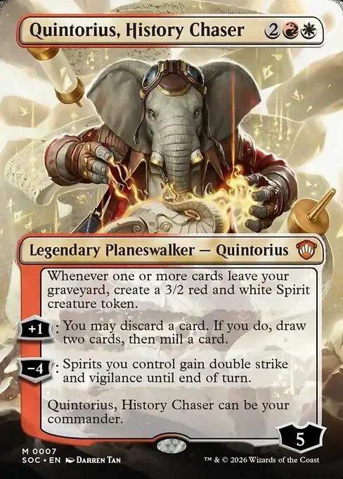 Quintorius, History Chaser – Flagship Boros Graveyard Spirits EDH Deck