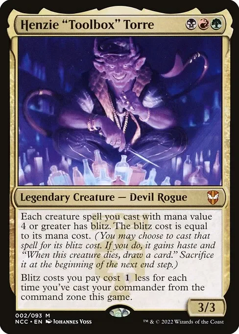 Henzie “Toolbox” Torre – Flagship Jund Blitz Reanimator Commander Deck - SOLD
