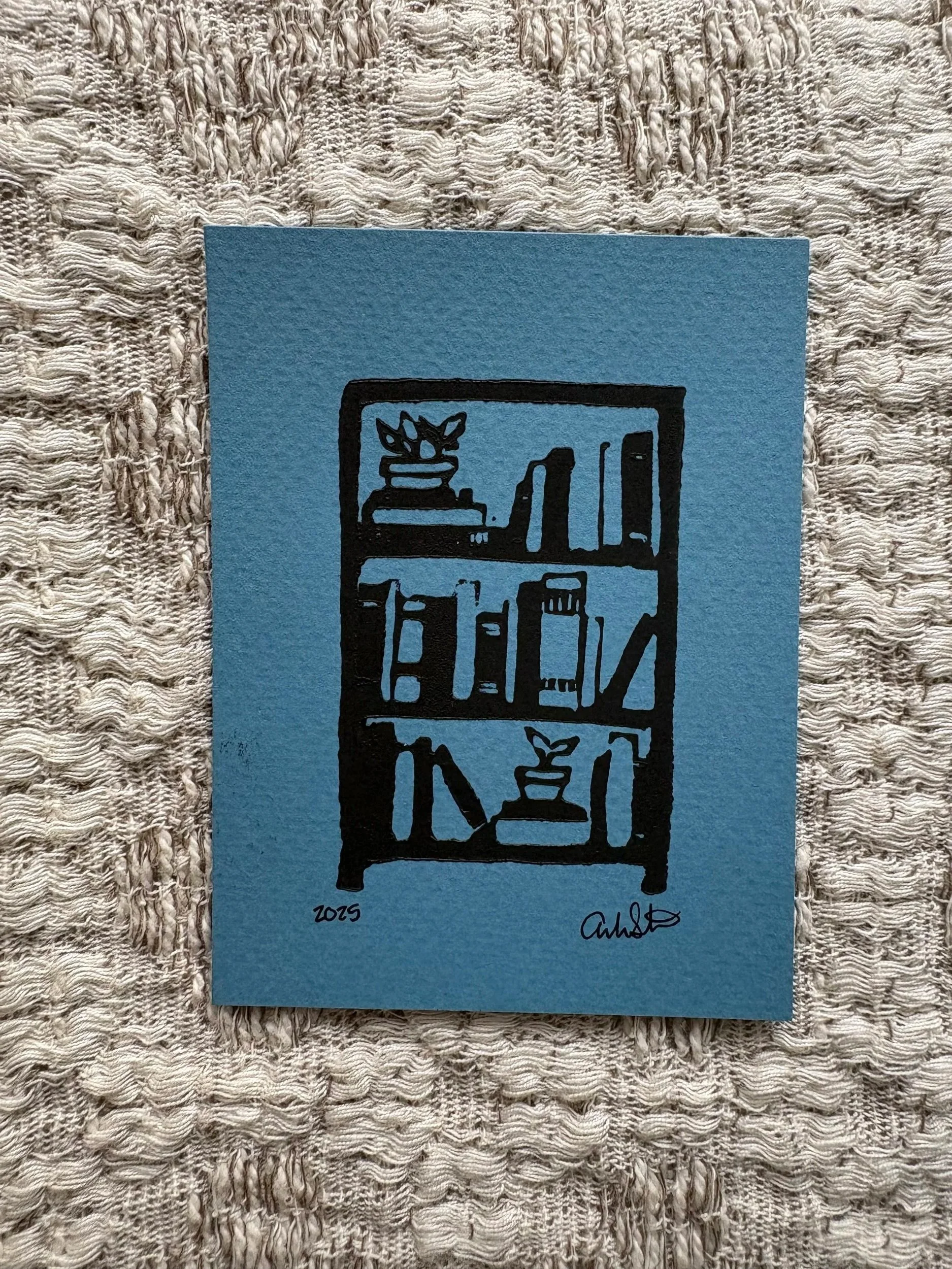 Bookshelf 3x4 Mini Print