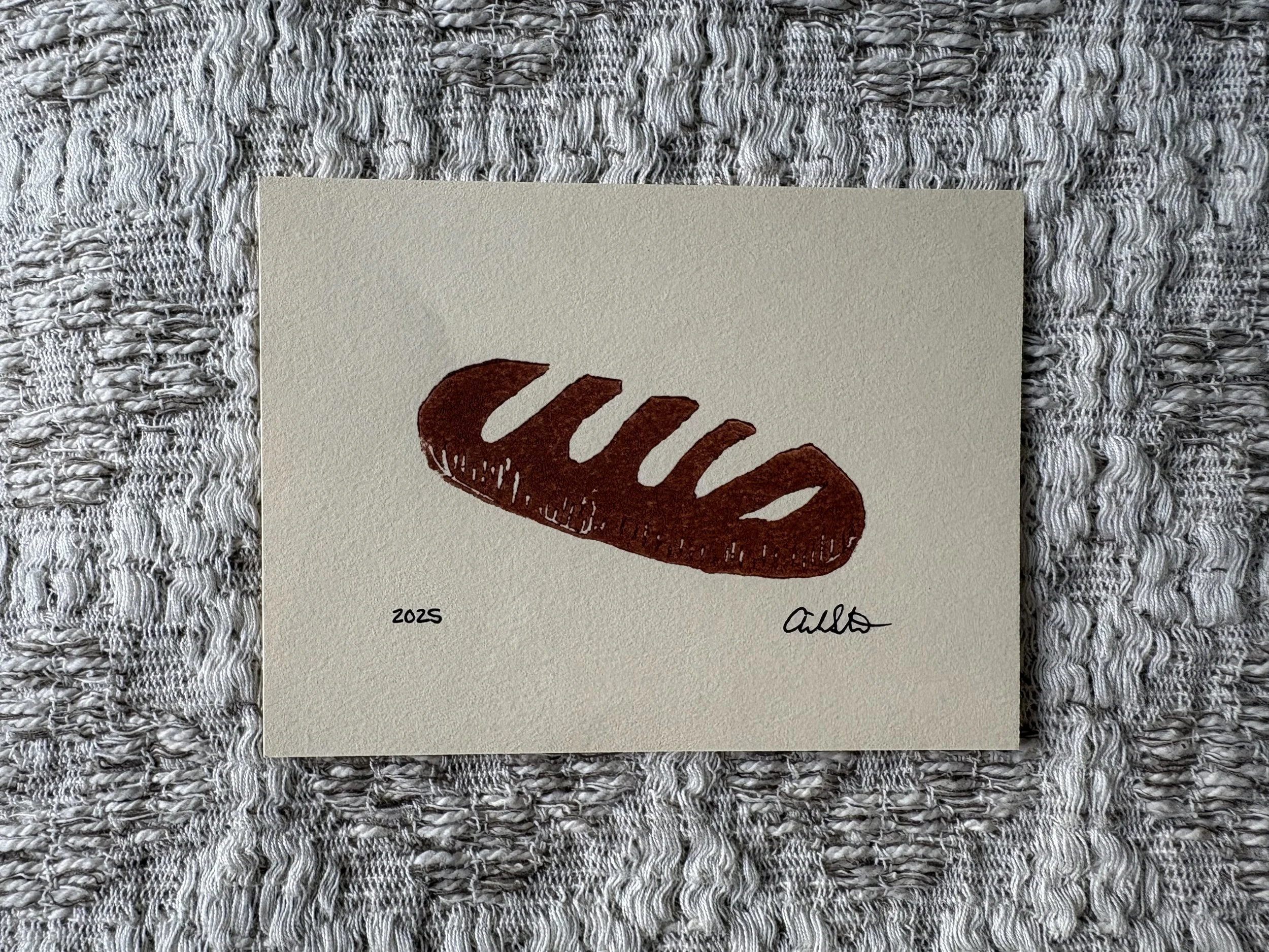 Bread Loaf 3x4 Mini Print