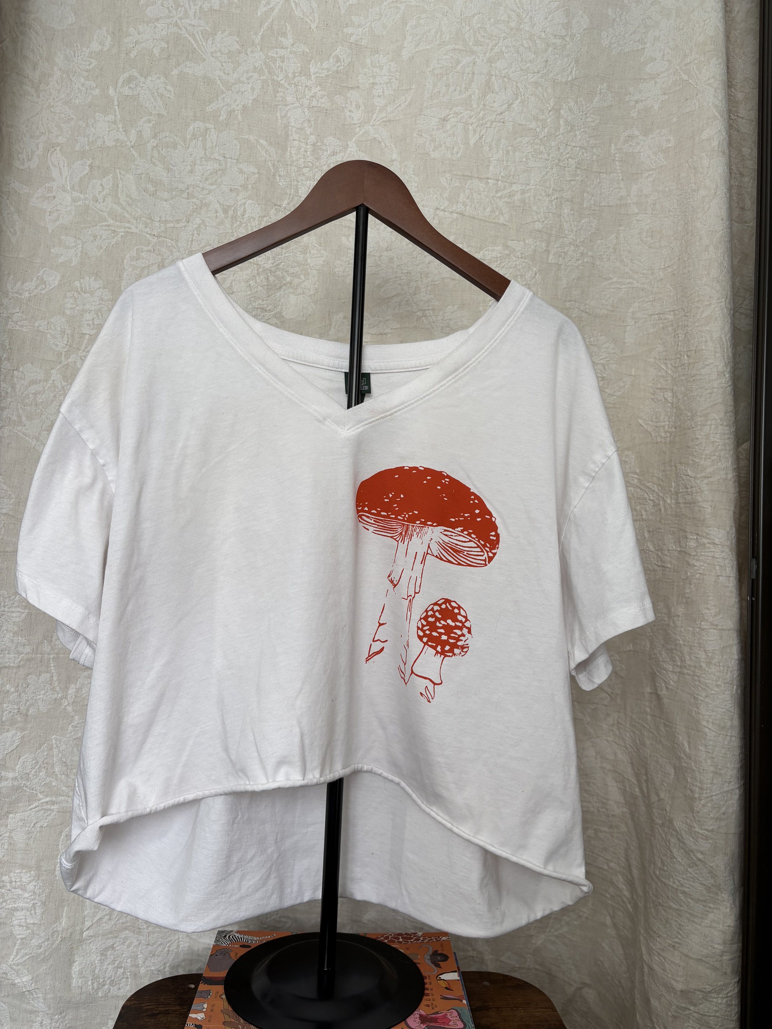 Mushroom Crop T-Shirt - 2XL