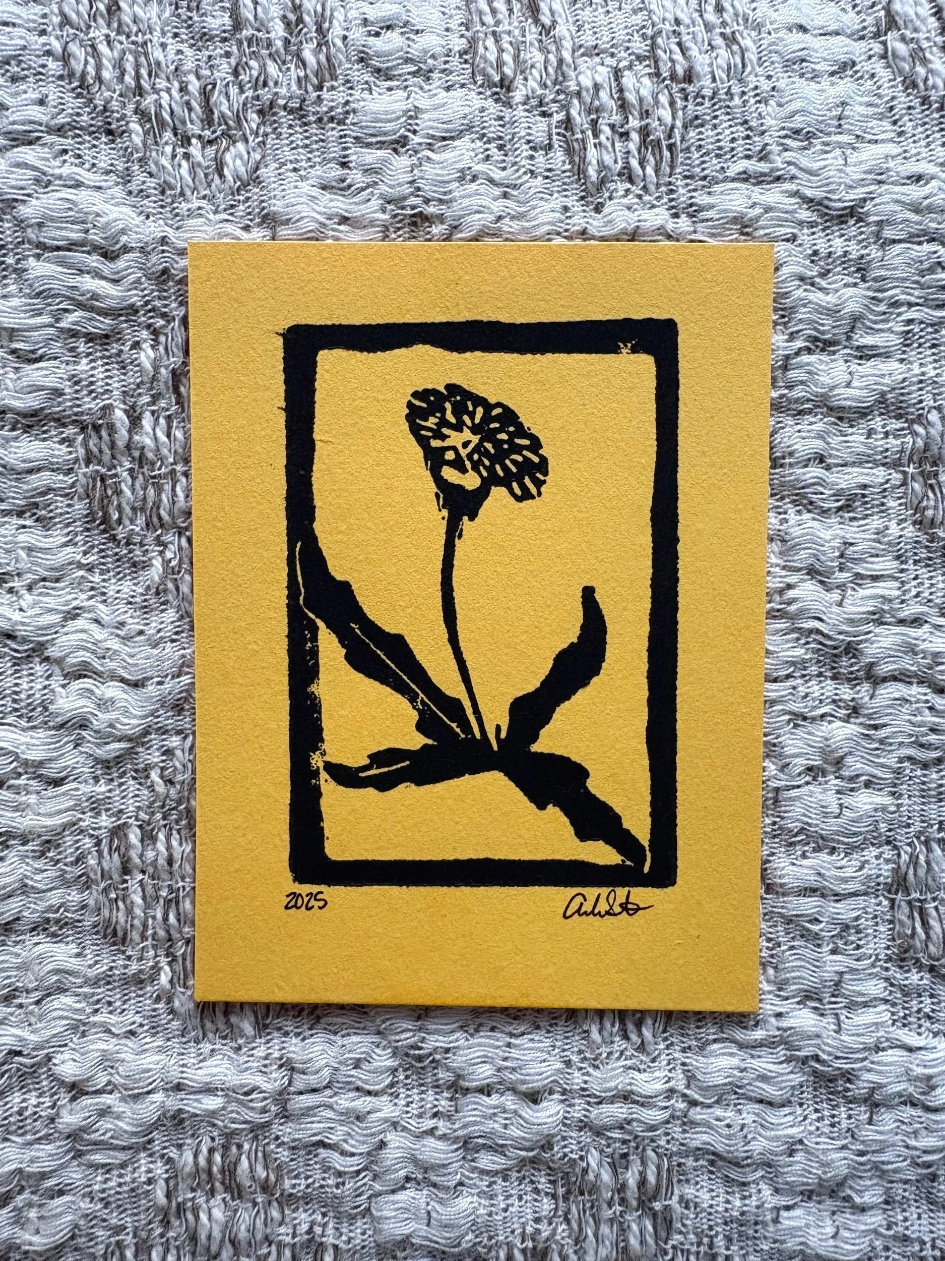 Dandelion 3x4 Mini Print