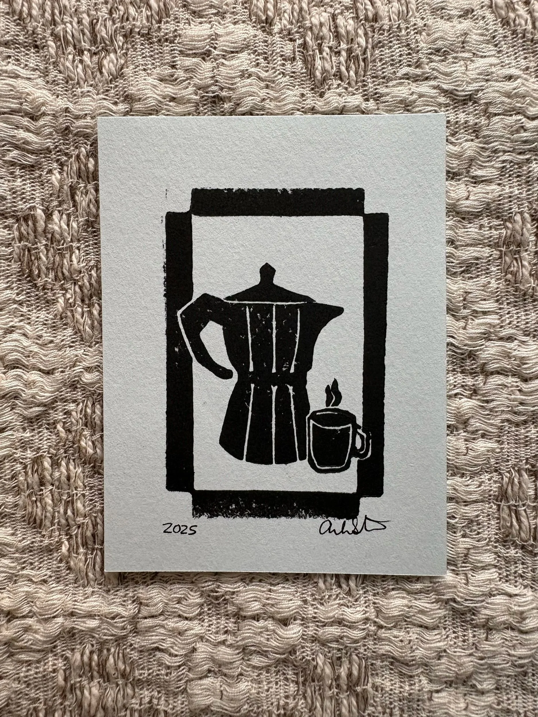 Moka Pot Coffee 3x4 Mini Print