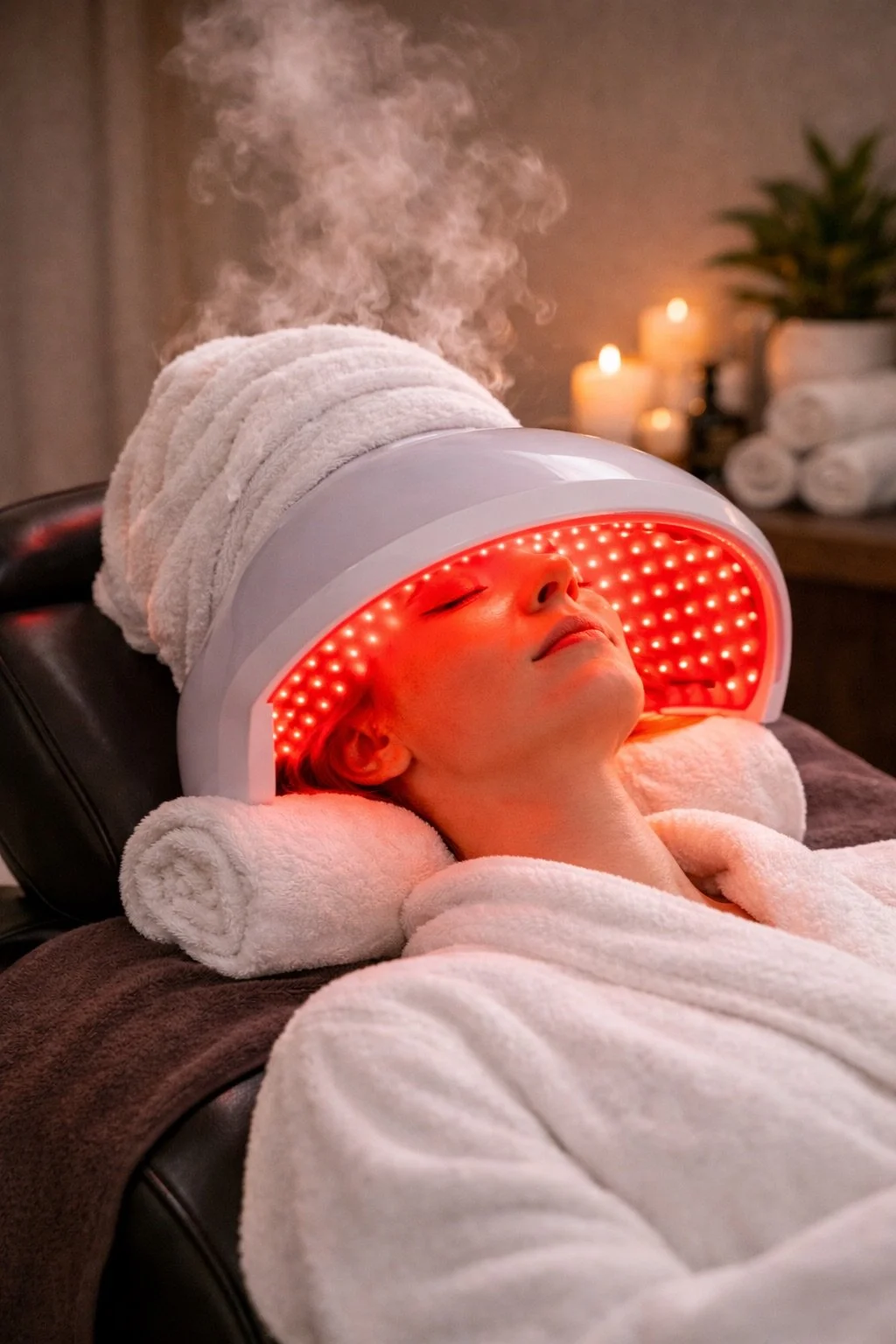 Crown Renewal  | Luxury Deep Conditioning Hair Treatment with Aromatherapy, Red Light Therapy & Blowout