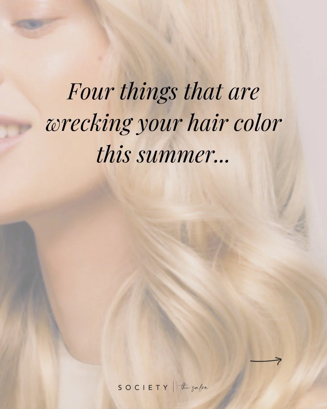 These four things are ruining your hair and color this summer...

UV Rays
Chlorine &amp; Salt Water
Hot Tools

#refstockholm has added nature's most powerful UV protectant to all of their wash &amp; care and styling products as well as their color th