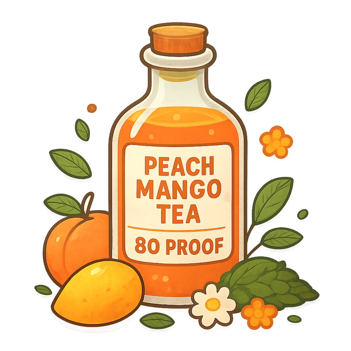 Mango Peach Tea Moonshine